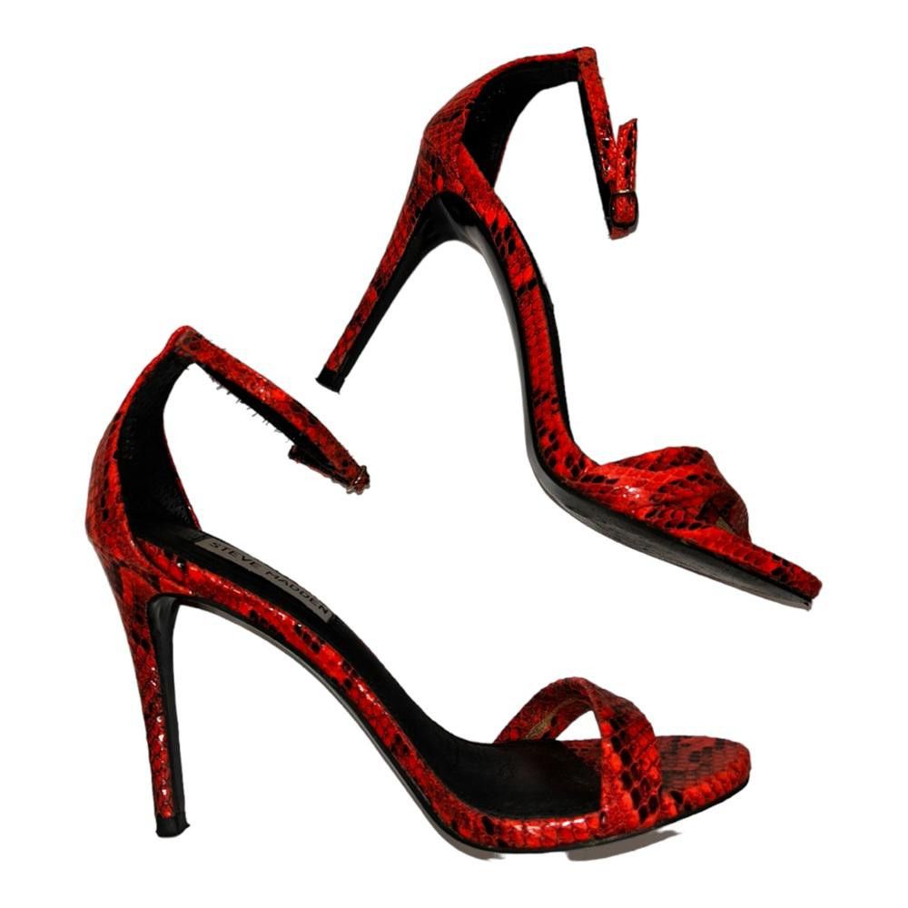 Steve Madden Steve Madden l Stecy Orange Snakeskin Heels 6.5 Size US 6.5 / IT 36.5 - 6 Thumbnail