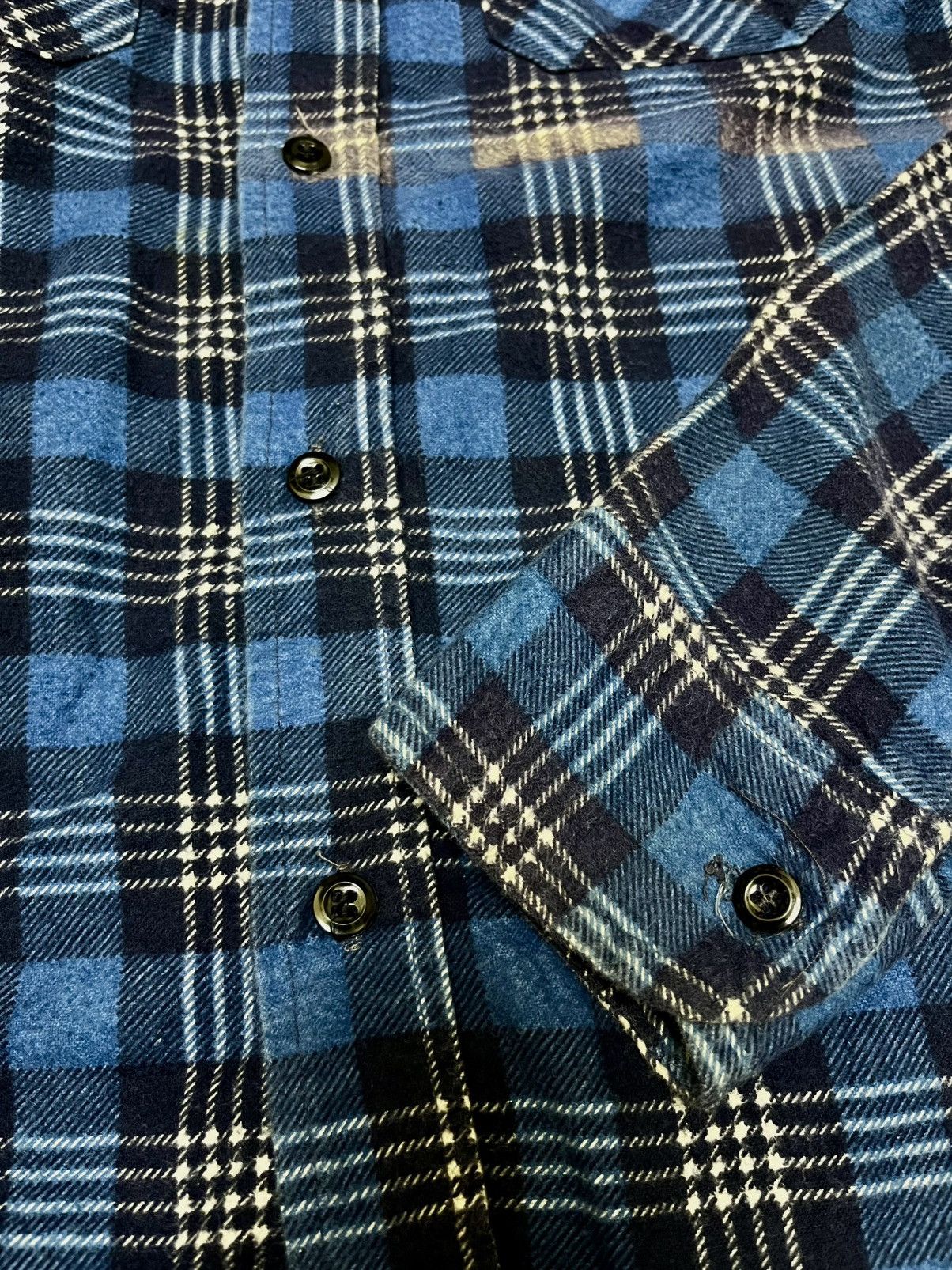 Arrow 1950’s Washington Dee Cee Plaid Cotton Flannel Shirt Size US M / EU 48-50 / 2 - 5 Thumbnail