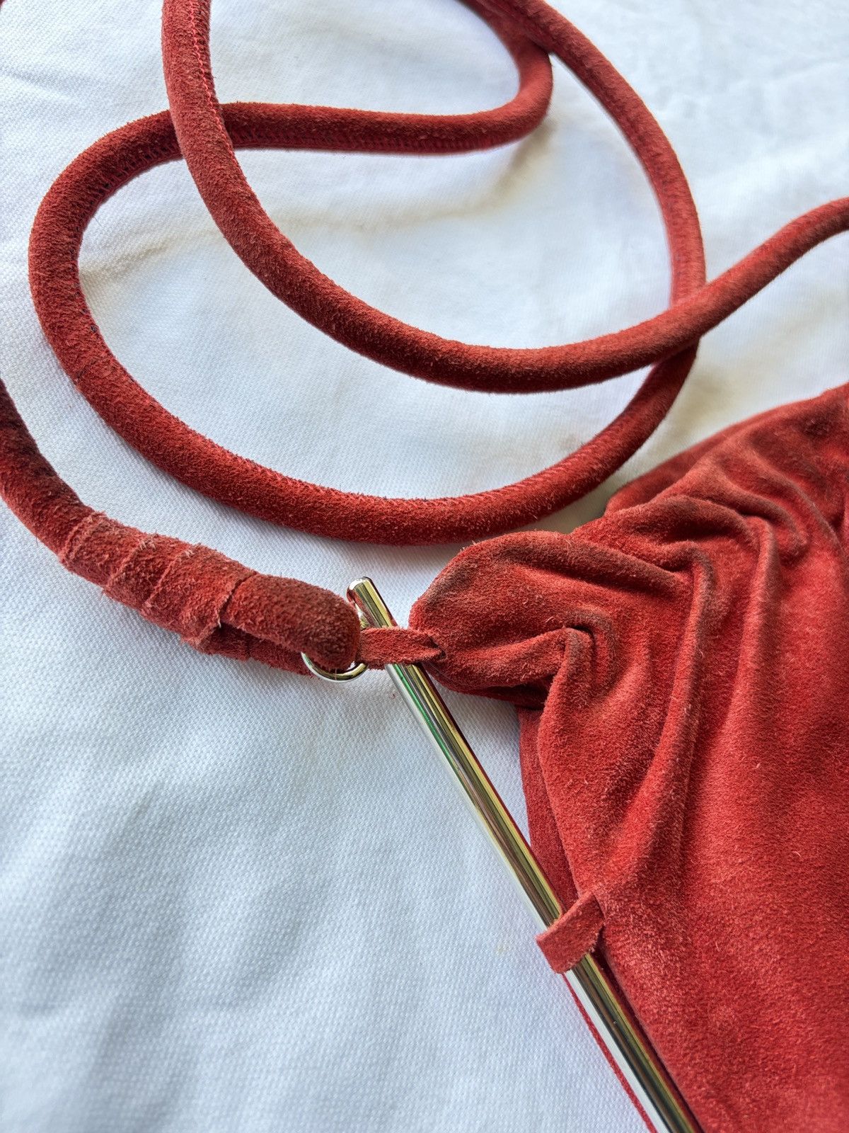 Maison Margiela Margiela suede bag Size ONE SIZE - 13 Thumbnail