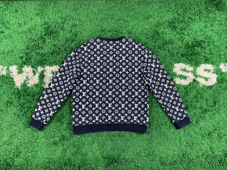 Louis Vuitton Louis Vuitton Presbyopia full logo knitted sweatshirt Size US XXL / EU 58 / 5 - 2 Thumbnail
