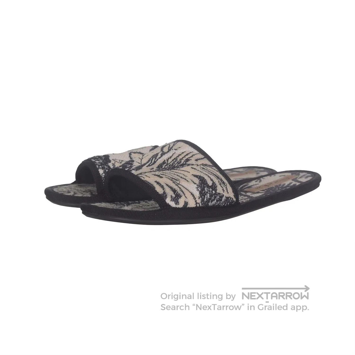 Dior Dior Embroidered Slippers Italy. Size US 7 / EU 40 - 1 Thumbnail