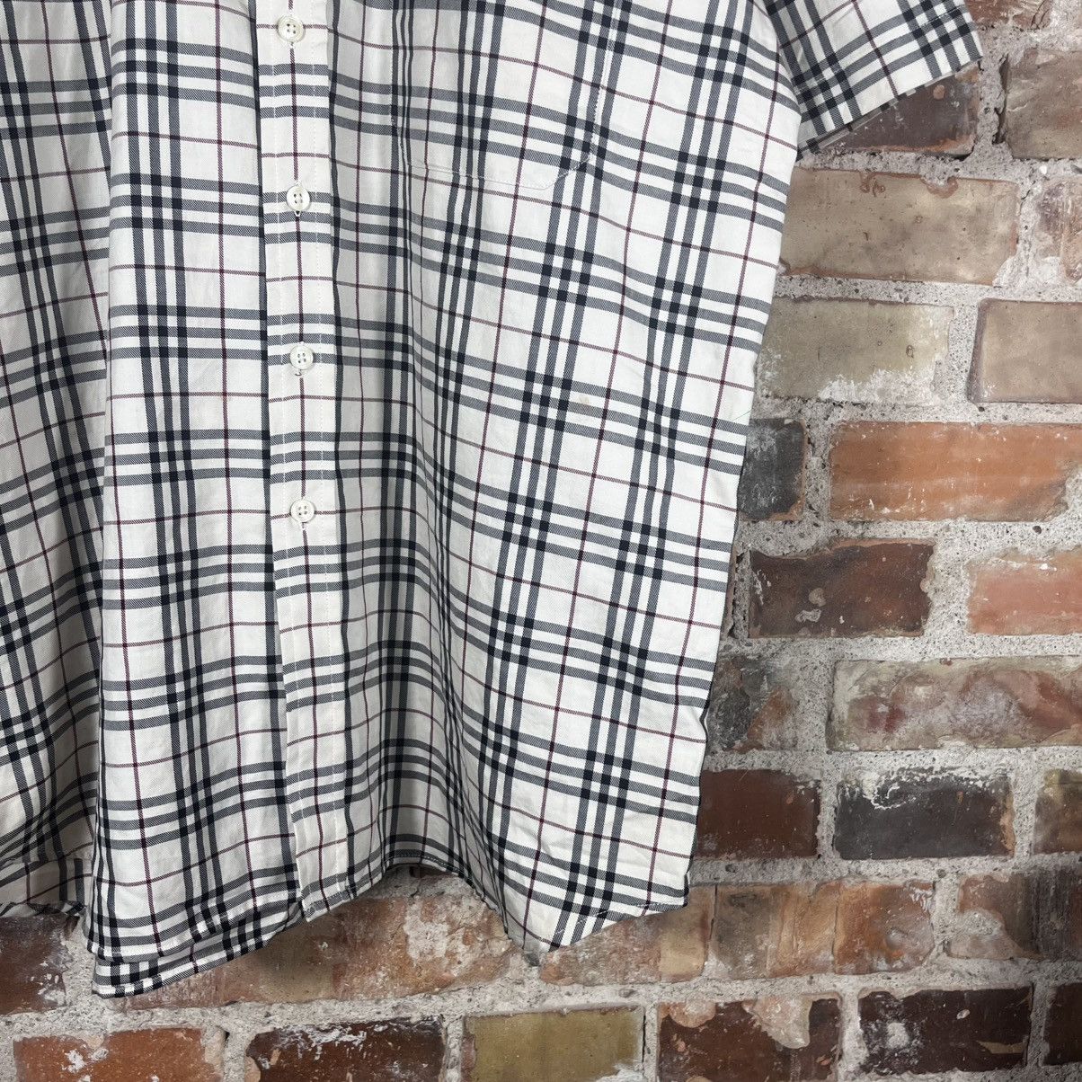 Burberry Vintage 00s Burberry London nova check shirt button up tee Size US XL / EU 56 / 4 - 4 Thumbnail