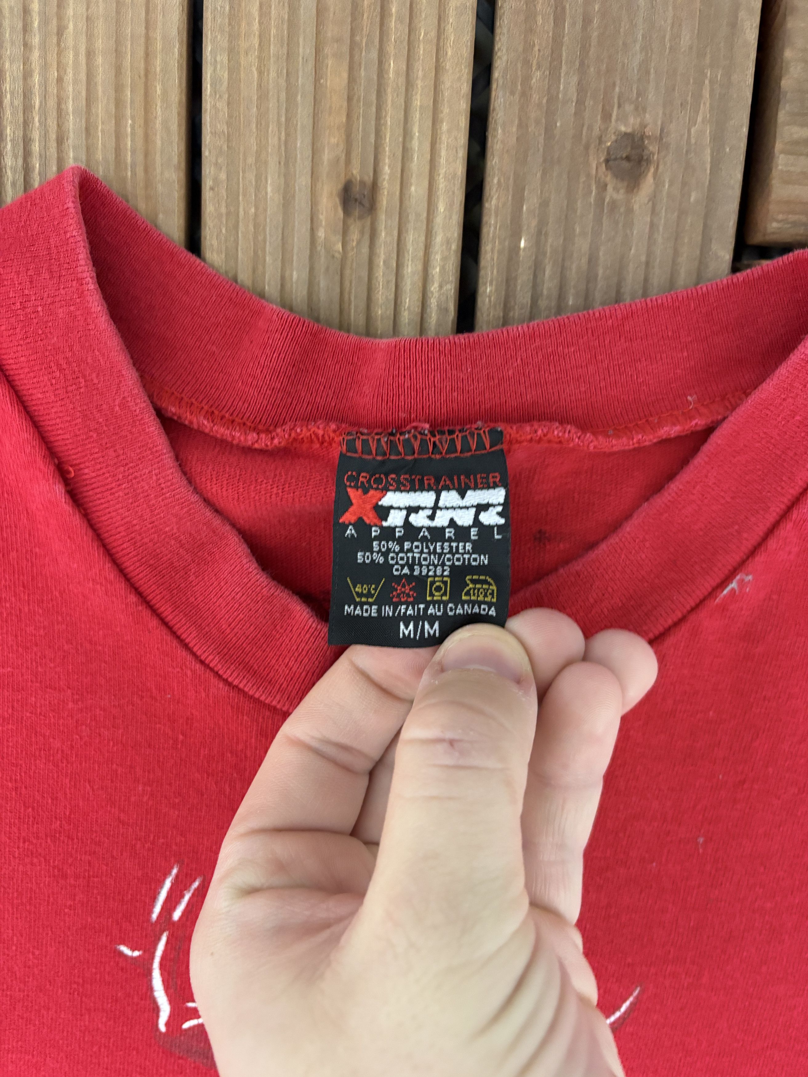 Vintage Hang Loose Canada Vintage Red T-Shirt Tee Size US M / EU 48-50 / 2 - 5 Thumbnail