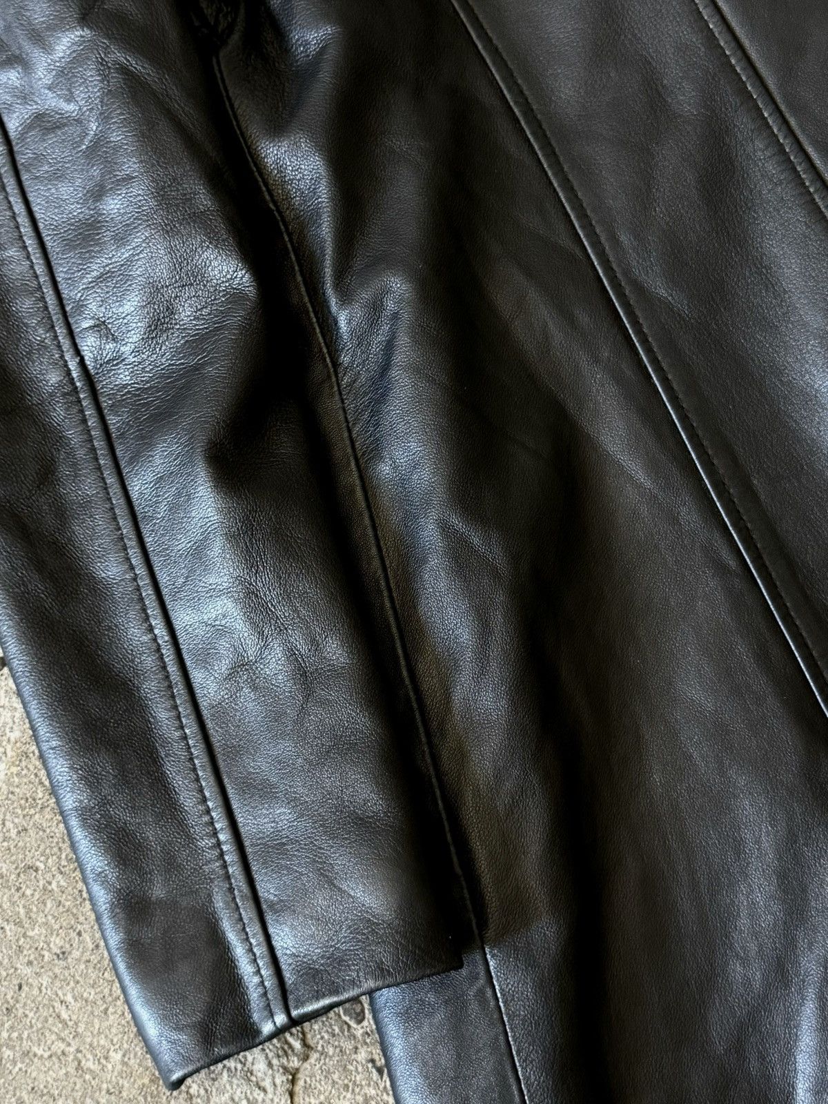 Hermes Vintage Archive Hermes -Maison Margiela - Fur -Leather Coat Size M / US 6-8 / IT 42-44 - 18 Thumbnail
