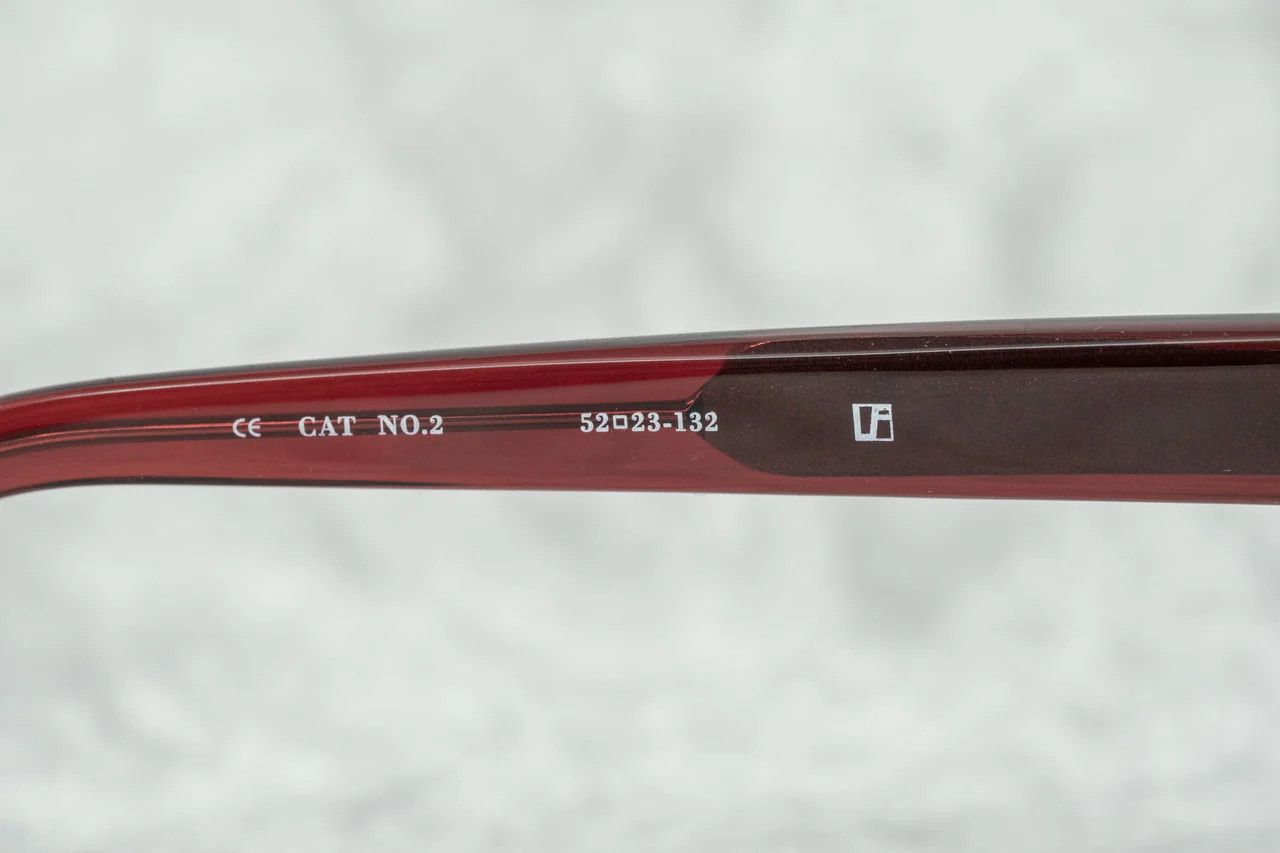 Ann Demeulemeester Ann Demeulemeester Sunglasses Oval Red Silver and Blue Size ONE SIZE - 5 Thumbnail