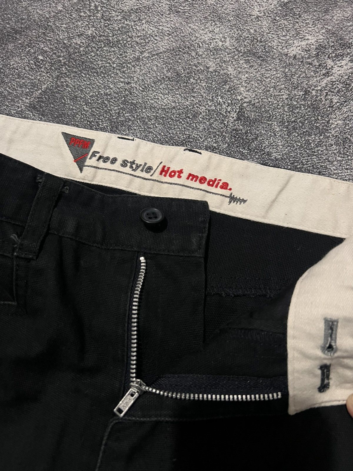 PPFM PPFM Duck Canvas Wide Black Pants Size US 30 / EU 46 - 6 Thumbnail