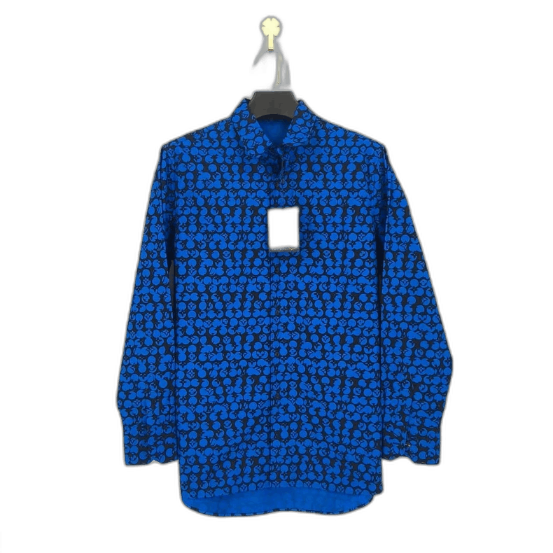 Louis Vuitton Louis Vuitton Blue Polka Dot Shirt Size US S / EU 44-46 / 1 - 1 Thumbnail
