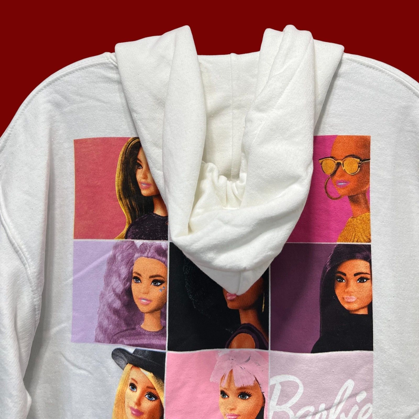 Other Mattel - Barbie - Women's Long Sleeve Hooded Sweater Shirt - Size M / US 6-8 / IT 42-44 - 12 Thumbnail