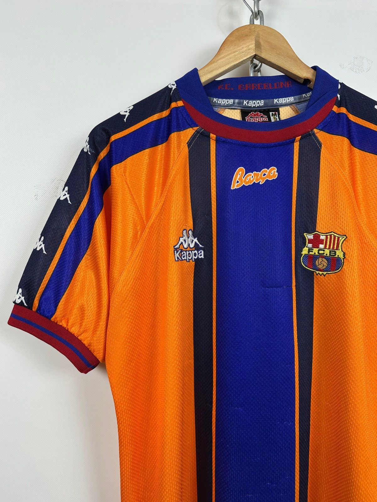 Kappa × Vintage 1997/98 Vintage Kappa FC Barcelona Away Soccer Jersey Size US M / EU 48-50 / 2 - 5 Thumbnail