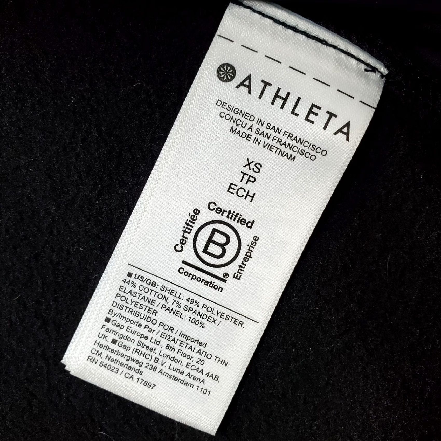 Athleta Athleta Jacket Womens XS Black 1/2 Zip Drawcord Hem Performance Breathable Stretch Athletic Coat Jacket Size XS / US 0-2 / IT 36-38 - 6 Thumbnail