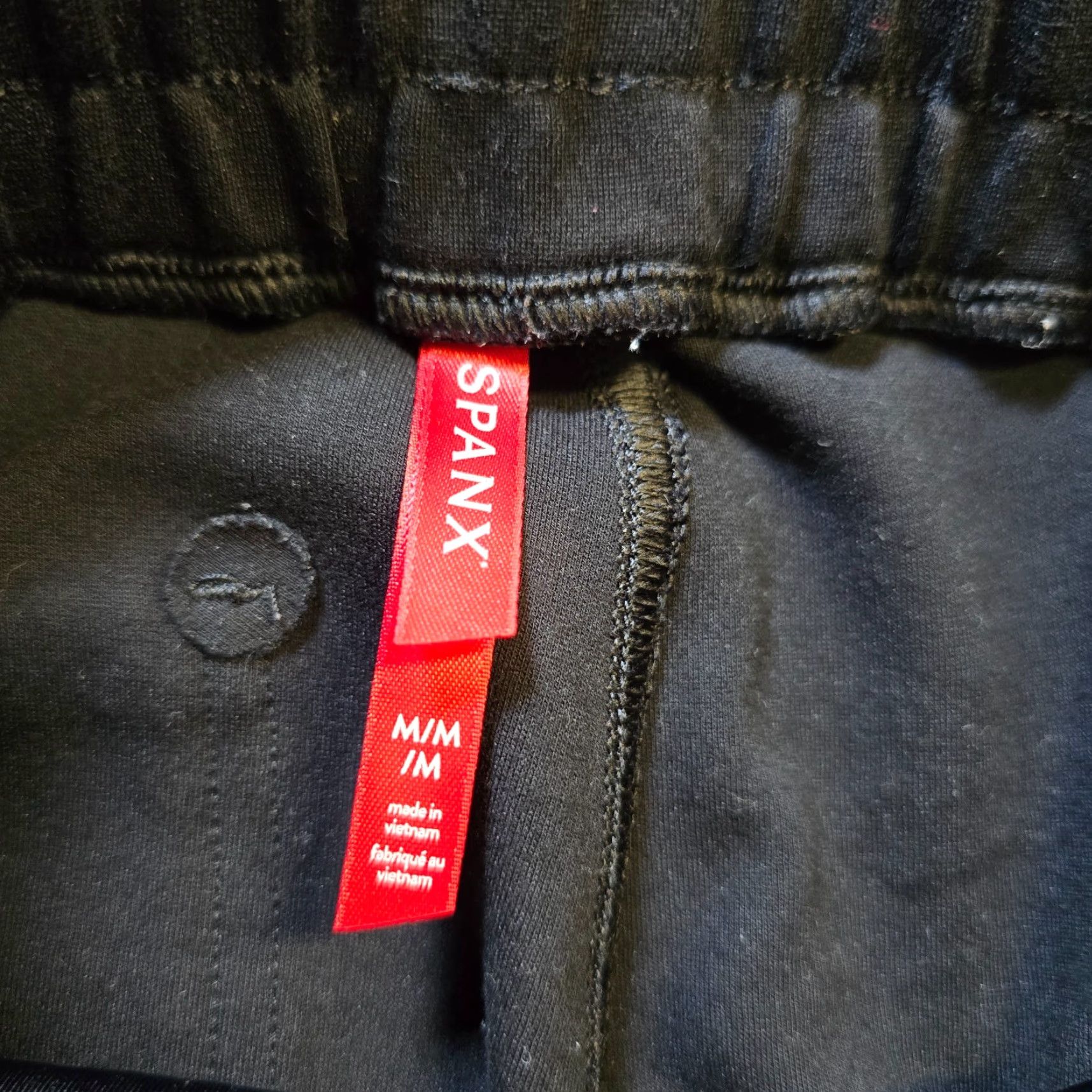 Spanx Spanx Pants Womens Medium Black Joggers Sweatpants Pockets Casual Lounge Size 32" / US 10 / IT 46 - 4 Thumbnail