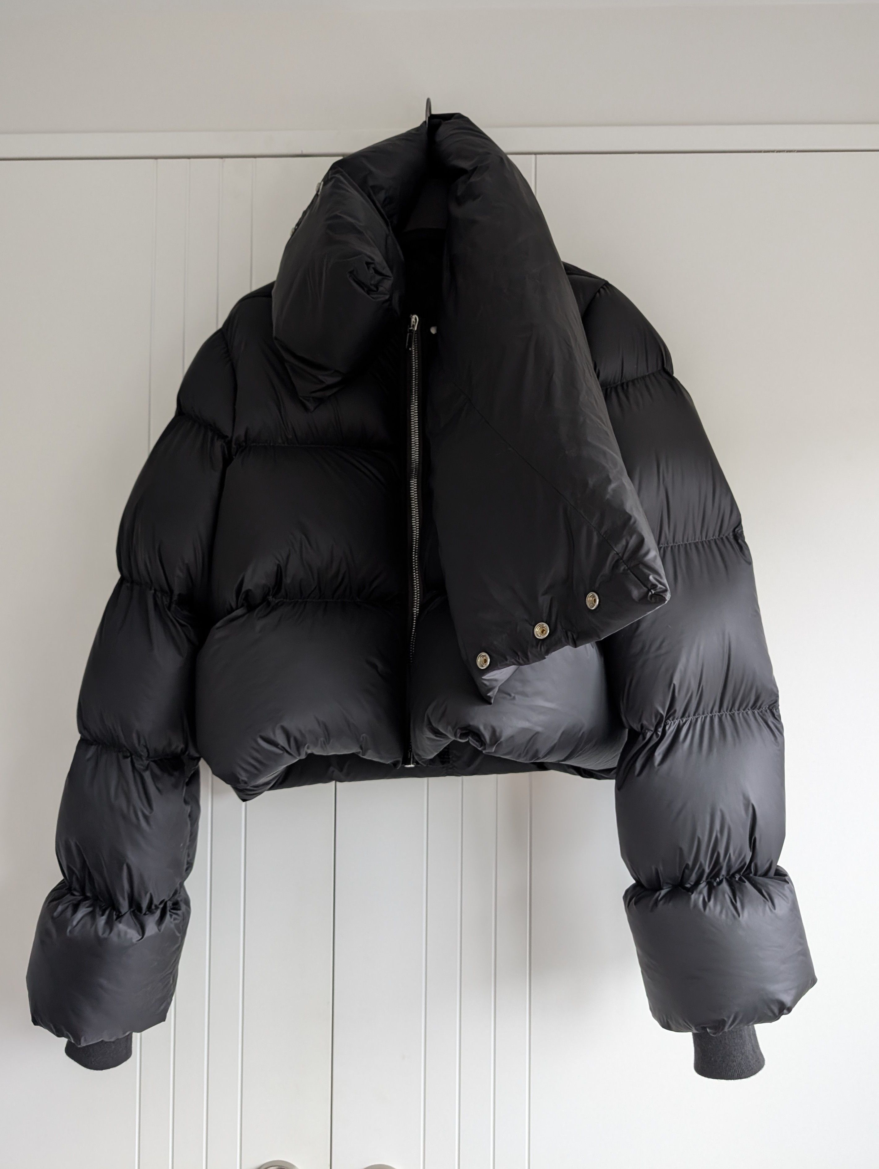 Rick Owens FW22 Cropped Funnel Down Puffer Size US L / EU 52-54 / 3 - 2 Thumbnail