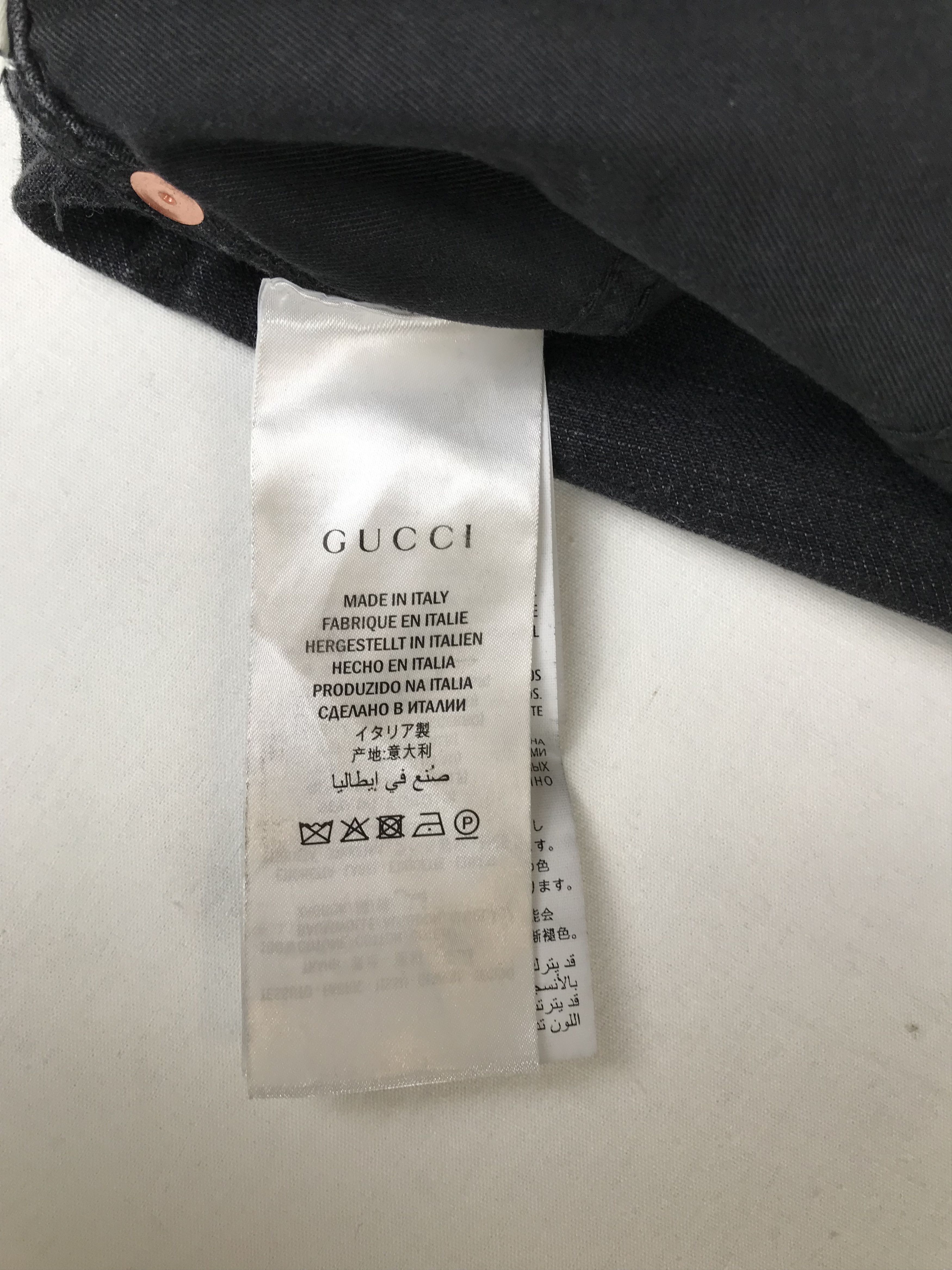 Gucci Men's Black Gucci Jeans Size US 34 / EU 50 - 8 Thumbnail