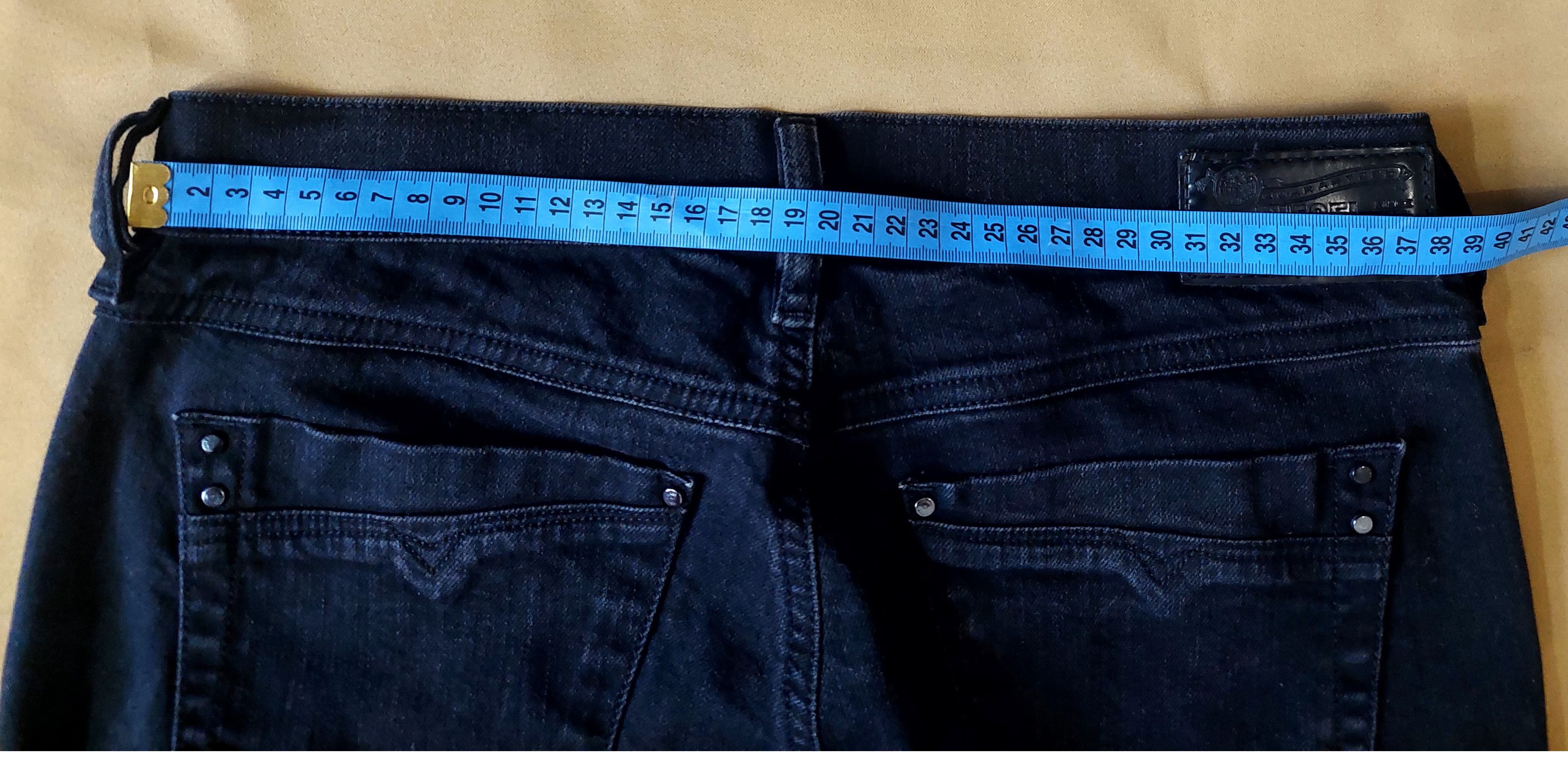 Diesel Diesel Ronhoir W28 L32 Women's Black Bootcut Stretch Jeans Size 28" / US 6 / IT 42 - 18 Thumbnail
