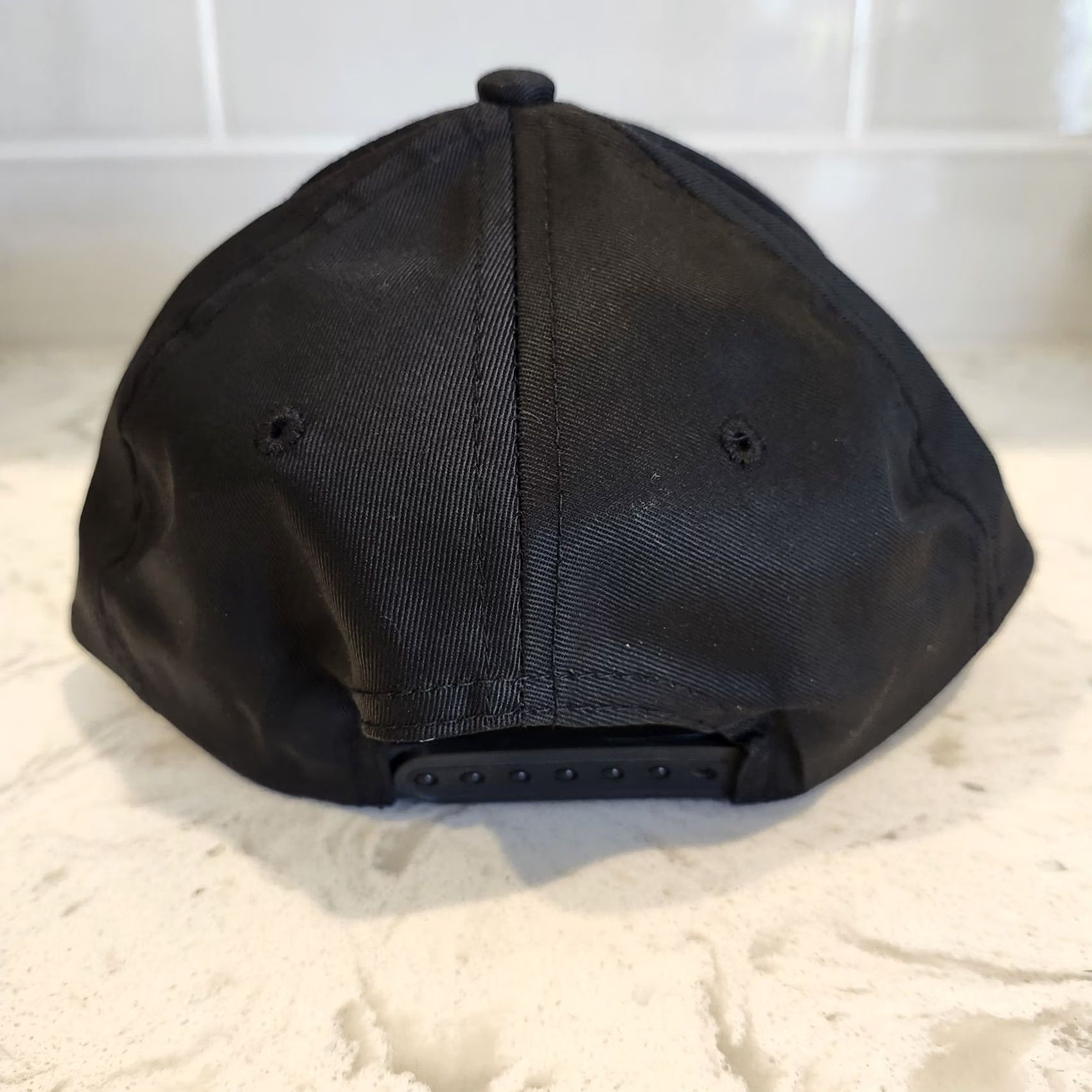 Vintage CAT Trucker Hat Baseball Black CAT Logo Classic Men Adjustable Hat Size ONE SIZE - 5 Thumbnail