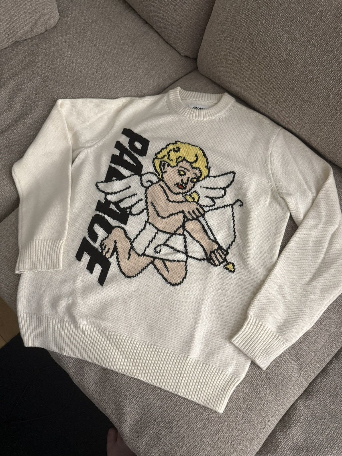 Palace Palace x neighborhood waffle jersey white | Grailed