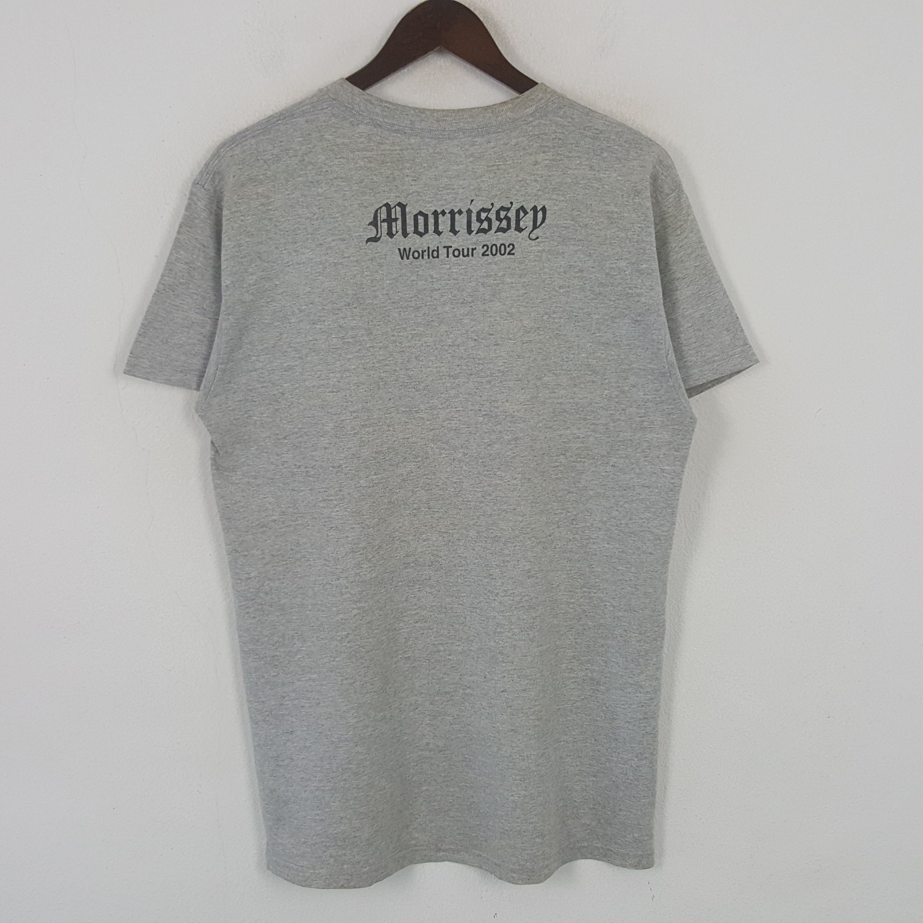 Band Tees Vintage Morrissey 2002 Yummy Concert Tour Tshirt Size US M / EU 48-50 / 2 - 3 Thumbnail