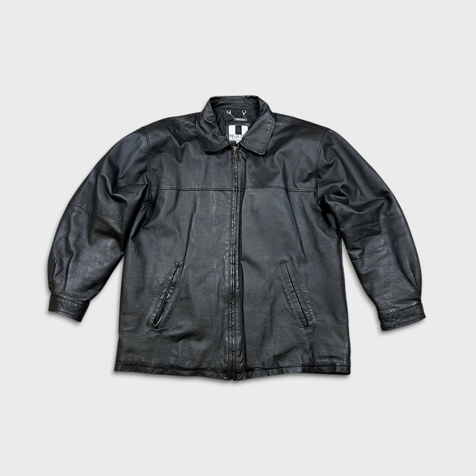 Vintage Vintage Pelle Cuir Leather Jacket 2XL Leather Quilted Lined Size US XXL / EU 58 / 5 - 1 Thumbnail