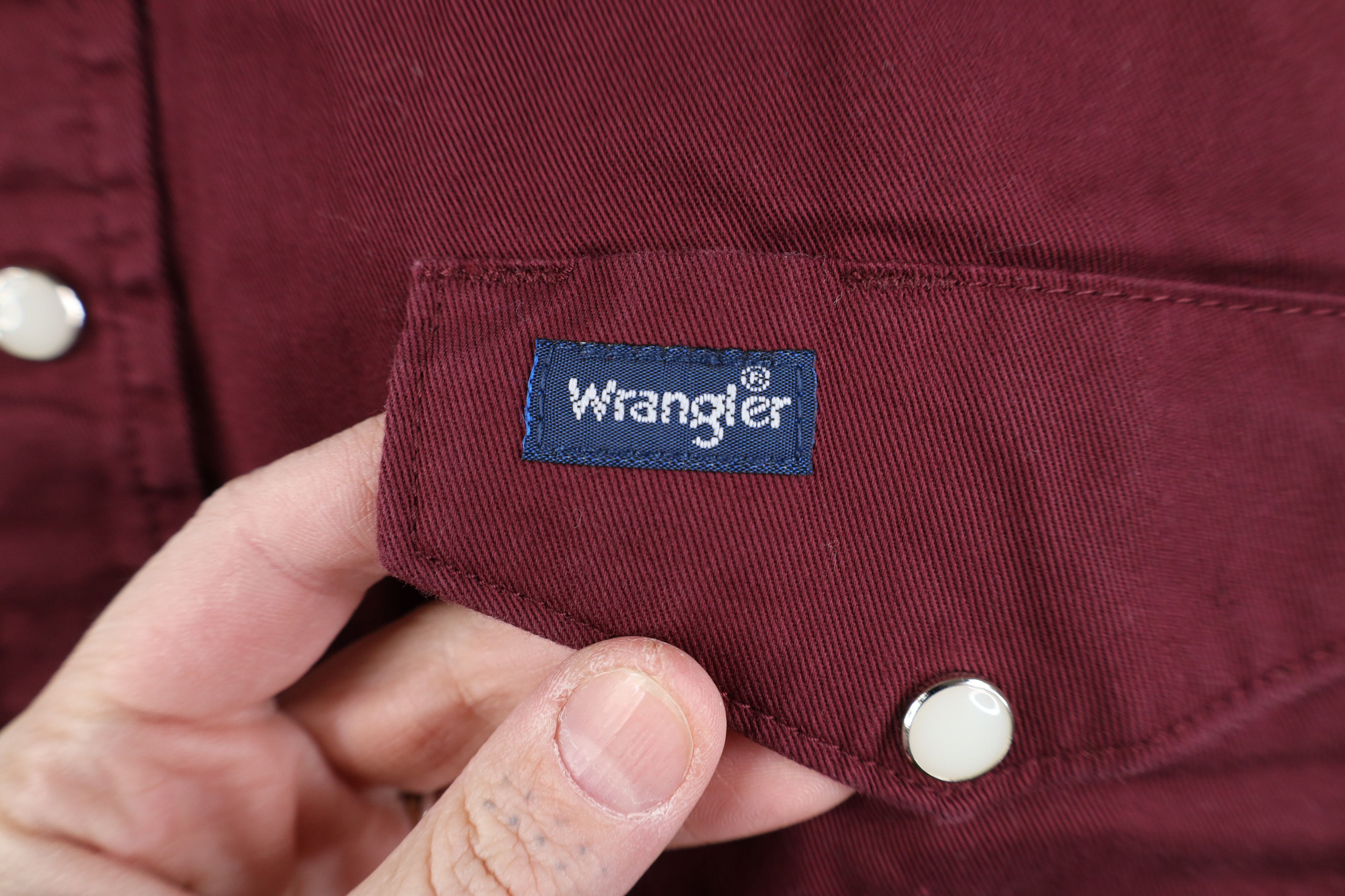 Wrangler Vintage 90s Wrangler Heavy Western Cowboy Button Shirt Red Size US M / EU 48-50 / 2 - 4 Thumbnail