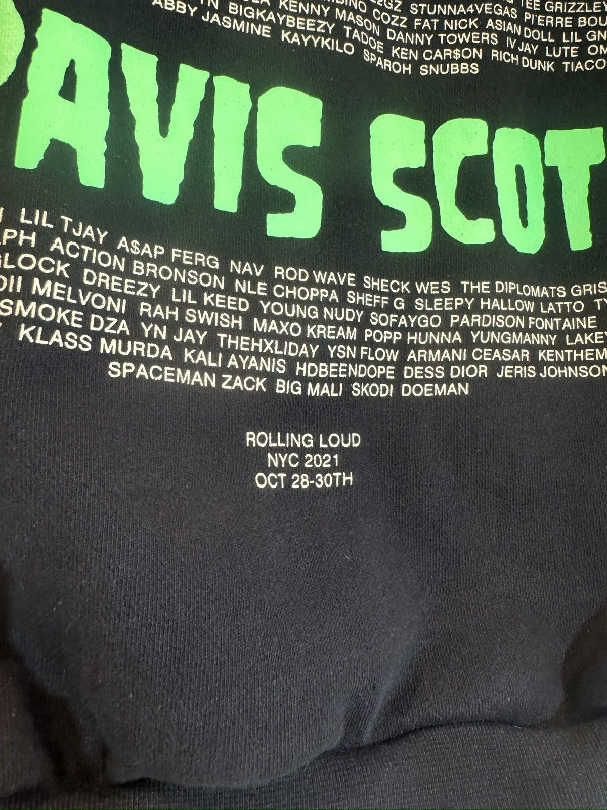 Rolling Loud × Travis Scott Rolling Loud NYC 2021 Lineup Hoodie Size US L / EU 52-54 / 3 - 5 Thumbnail
