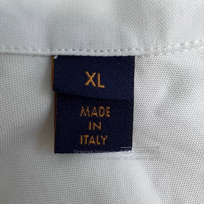 Louis Vuitton Louis Vuitton White dark print LOGO shirt Size US XL / EU 56 / 4 - 5 Thumbnail