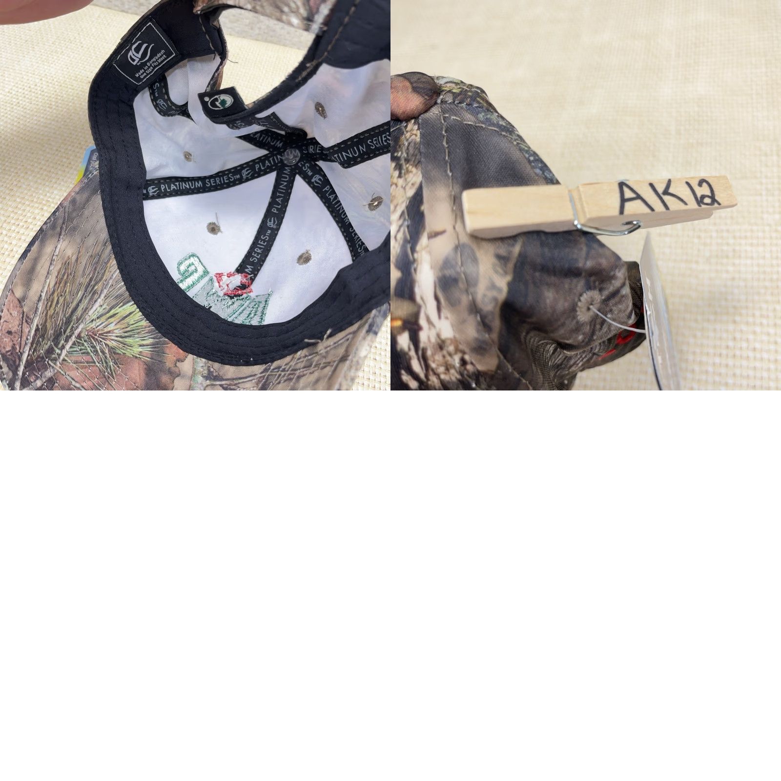 Vintage Allegheny Wood Products Hat Cap Advantage Camo Snap Back Dad Hunting AWP Adult K Size ONE SIZE - 8 Thumbnail