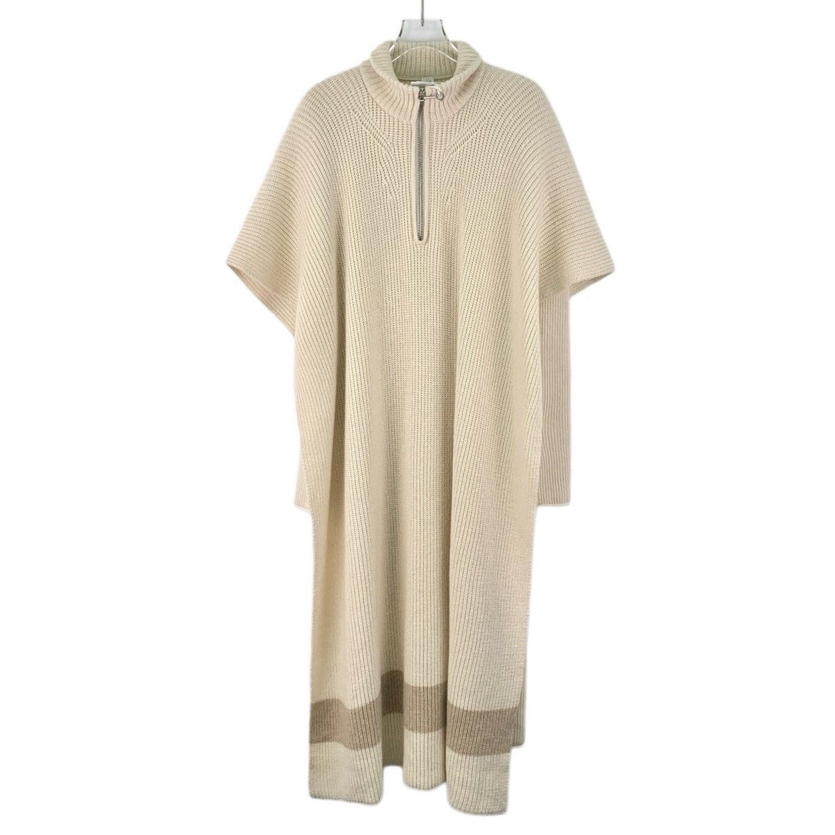 Hermes Hermes Cashmere Half-zip Short Sleeve Knit Dress K26WX Size XS / US 0-2 / IT 36-38 - 1 Thumbnail