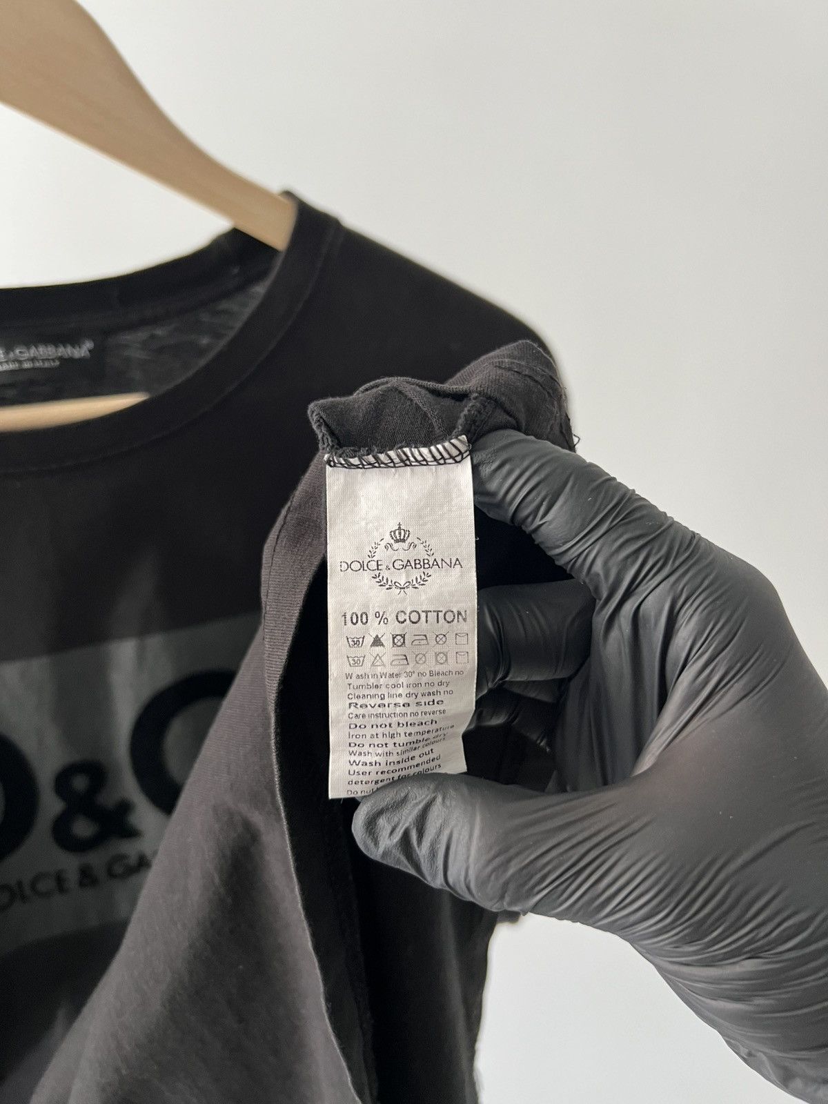 Dolce & Gabbana Dolce & Gabbana Logo Print T-Shirt Luxury Black Size US L / EU 52-54 / 3 - 14 Thumbnail