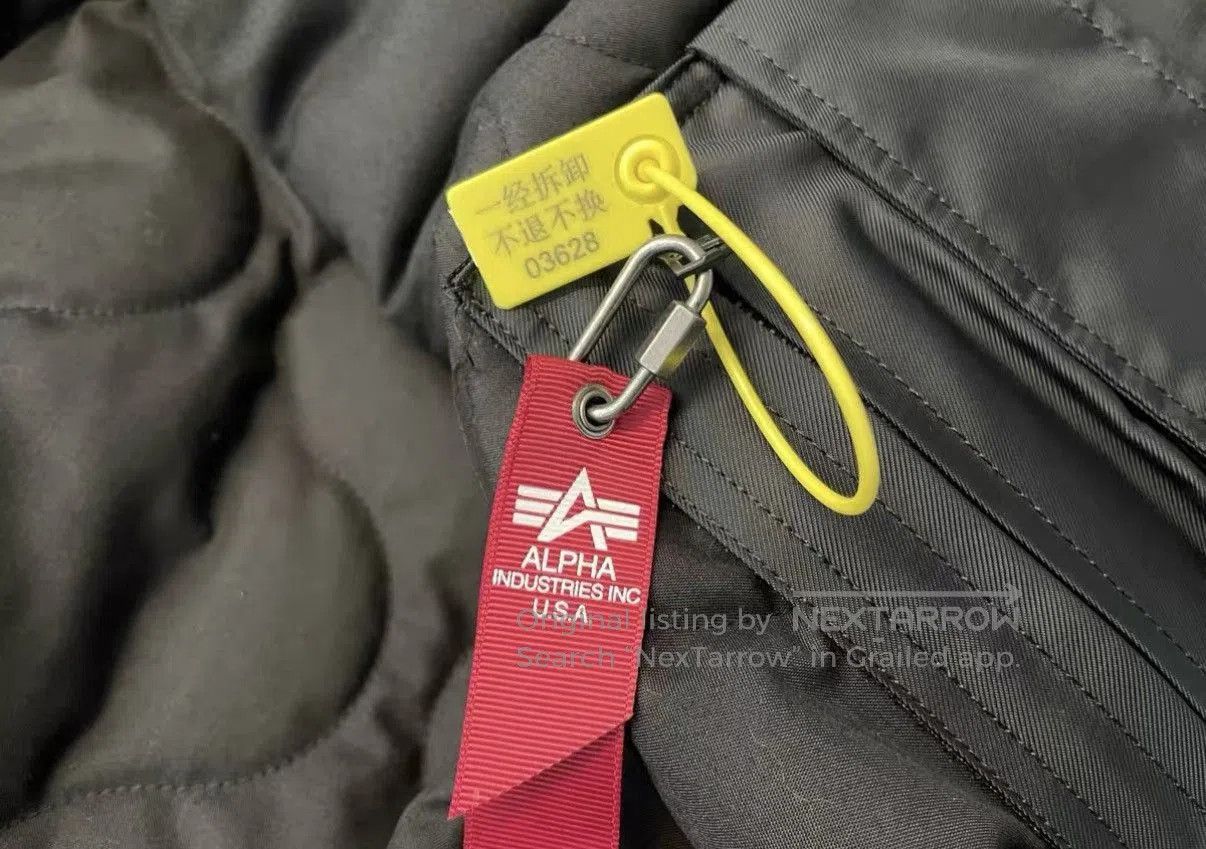N.Hoolywood Black Bomber Jacket with Zip Front and Pockets. Size US S / EU 44-46 / 1 - 6 Thumbnail