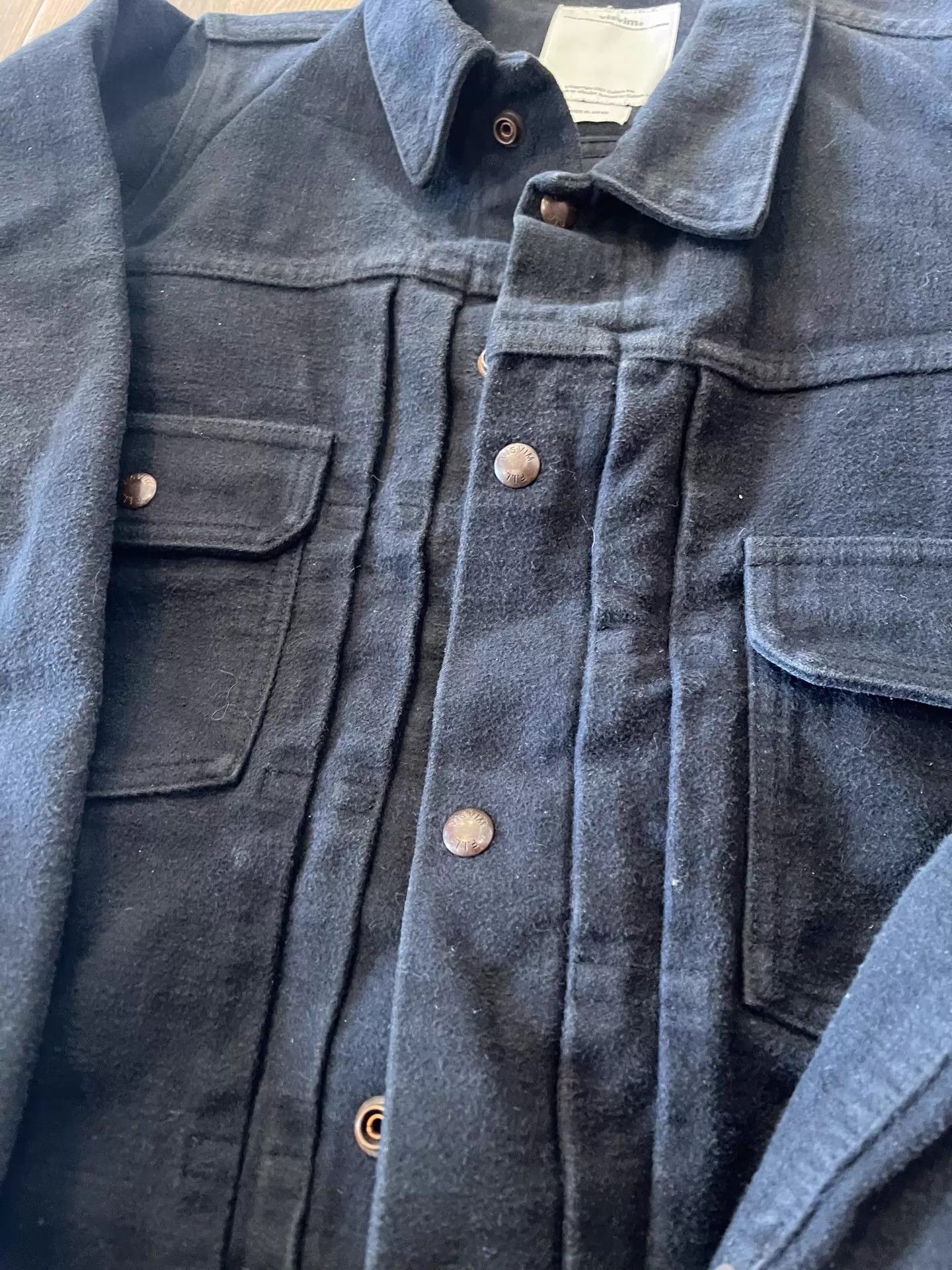 Visvim VISVIM 101 JKT JUMBO SPOT Washed Flannel Thick Jacket Size 2 Size US M / EU 48-50 / 2 - 2 Thumbnail