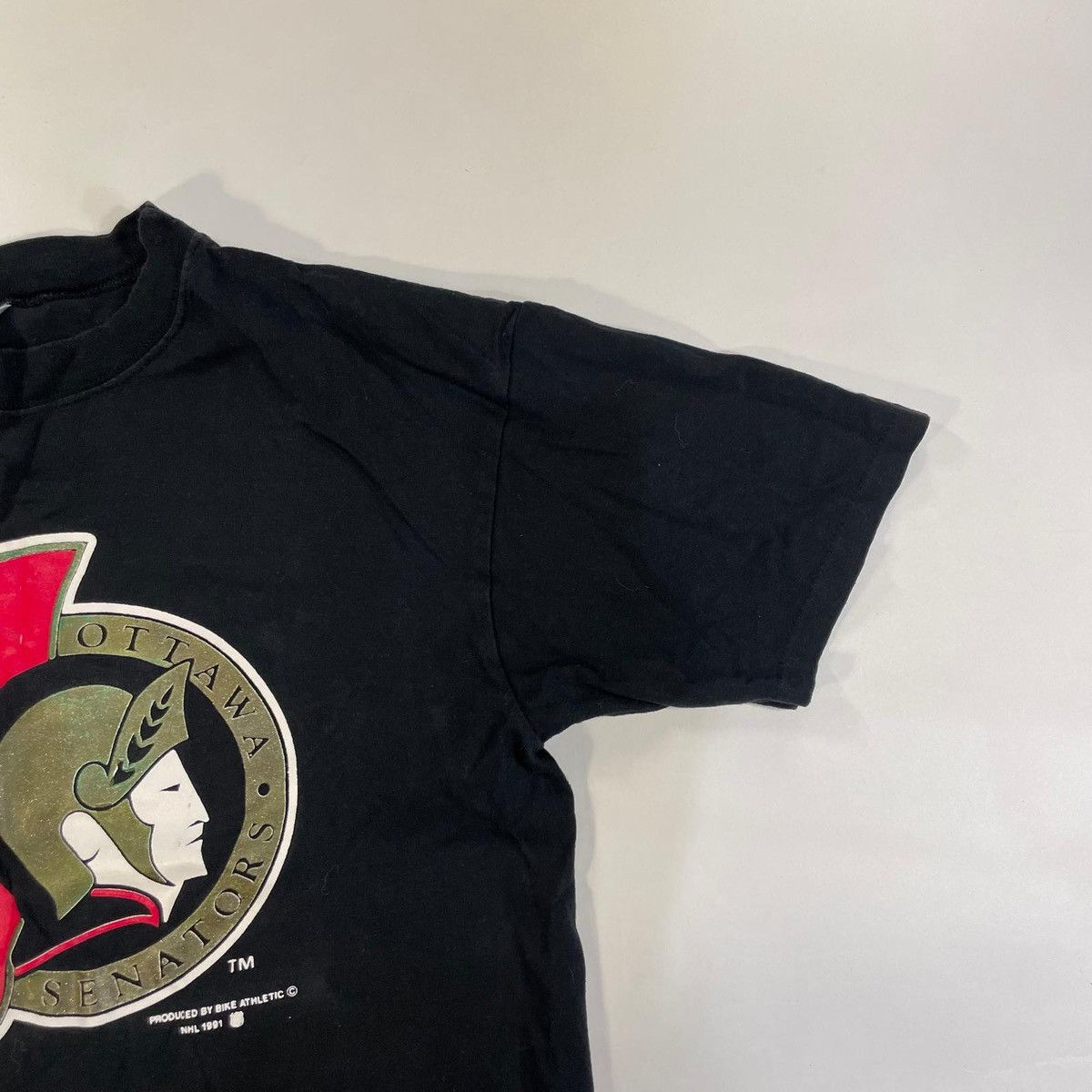 Other Ottawa Senators black and red tee t-shirt vintage 90s Size US L / EU 52-54 / 3 - 3 Thumbnail