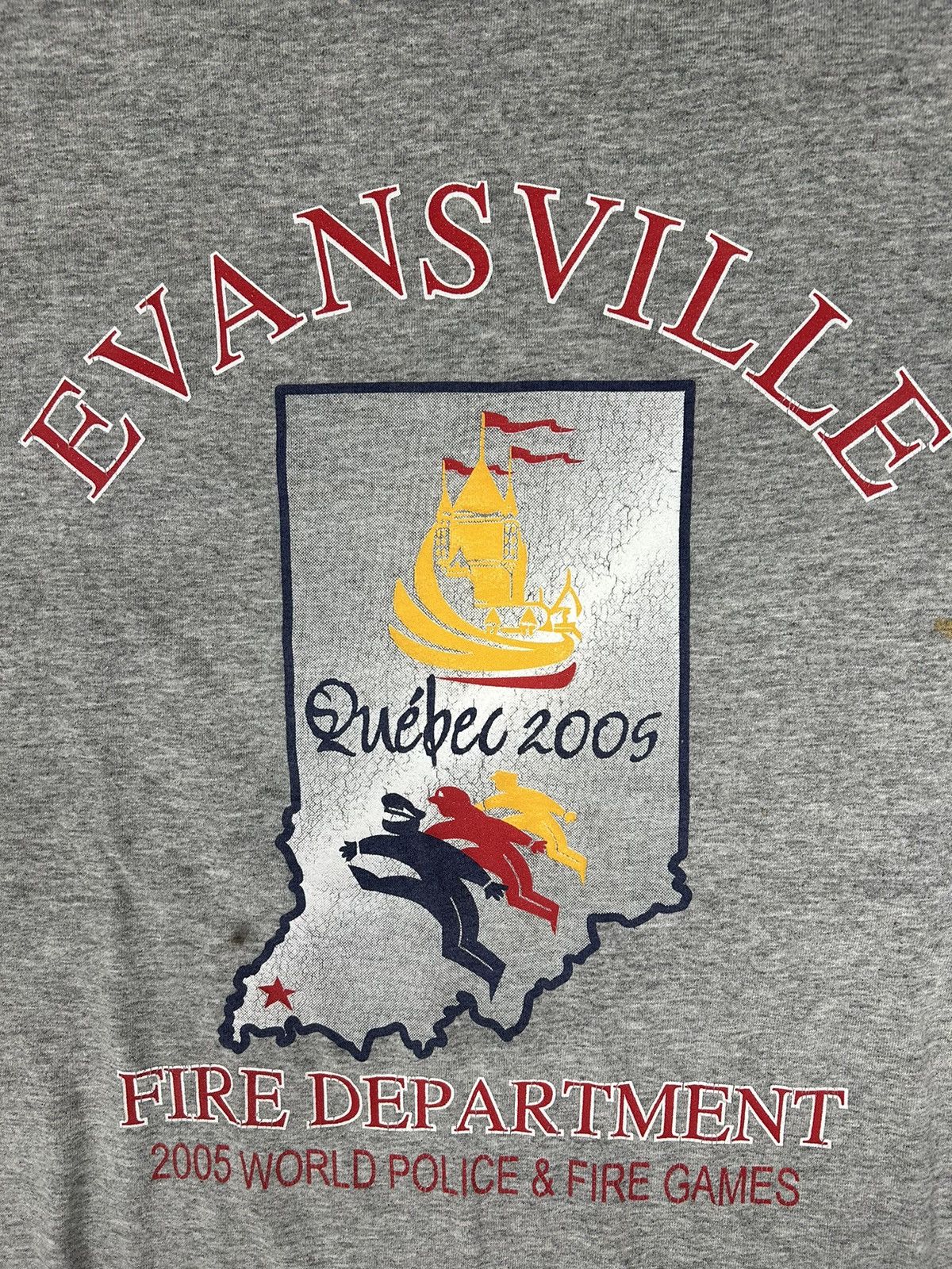 Vintage Vintage Y2K Essential Canada Police and Fire Games Tee Shirt Size US XL / EU 56 / 4 - 2 Thumbnail