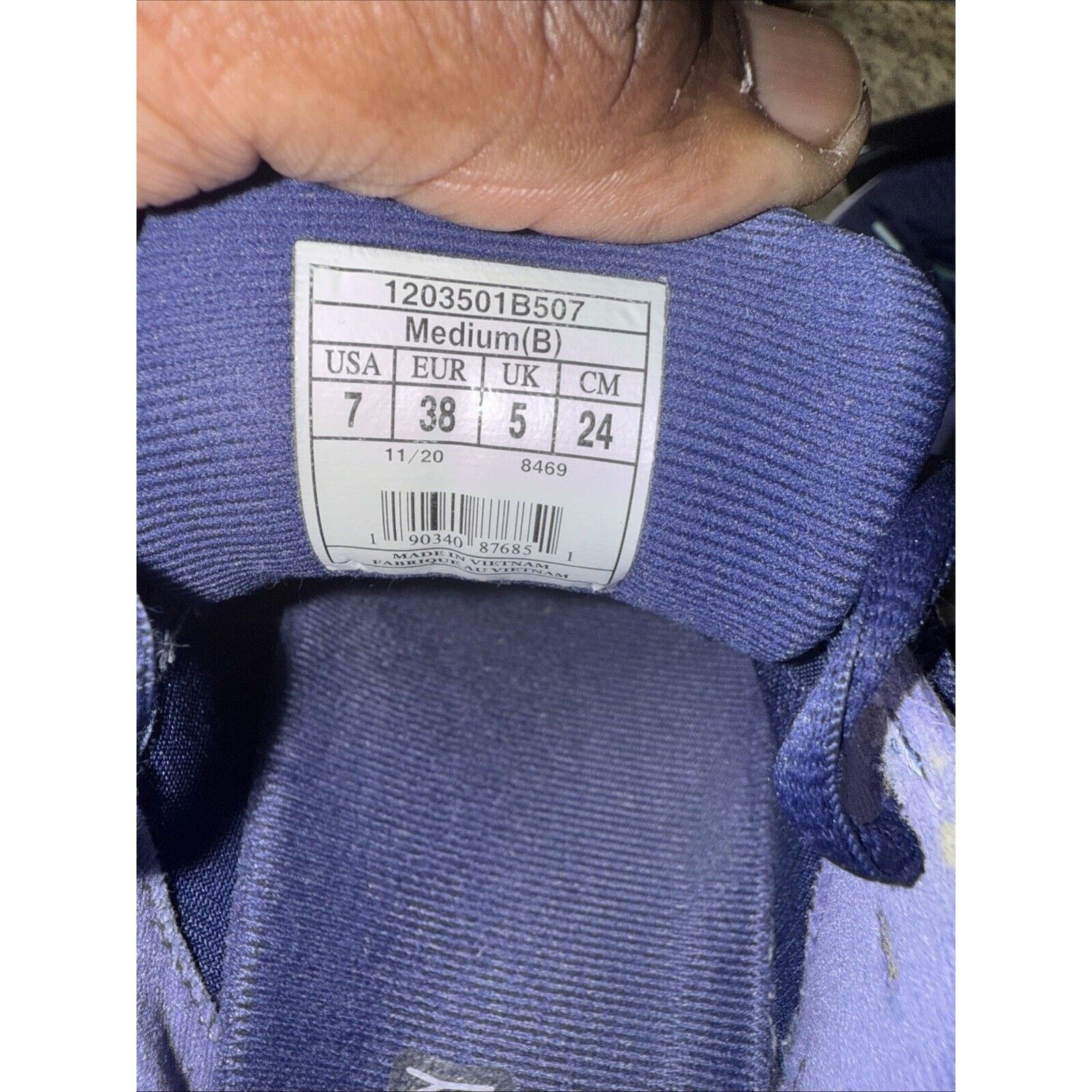 Brooks Brooks Transmit 3 Blue Ribbon Lavender Running Shoes Women 7 Size US 7 / IT 37 - 10 Thumbnail