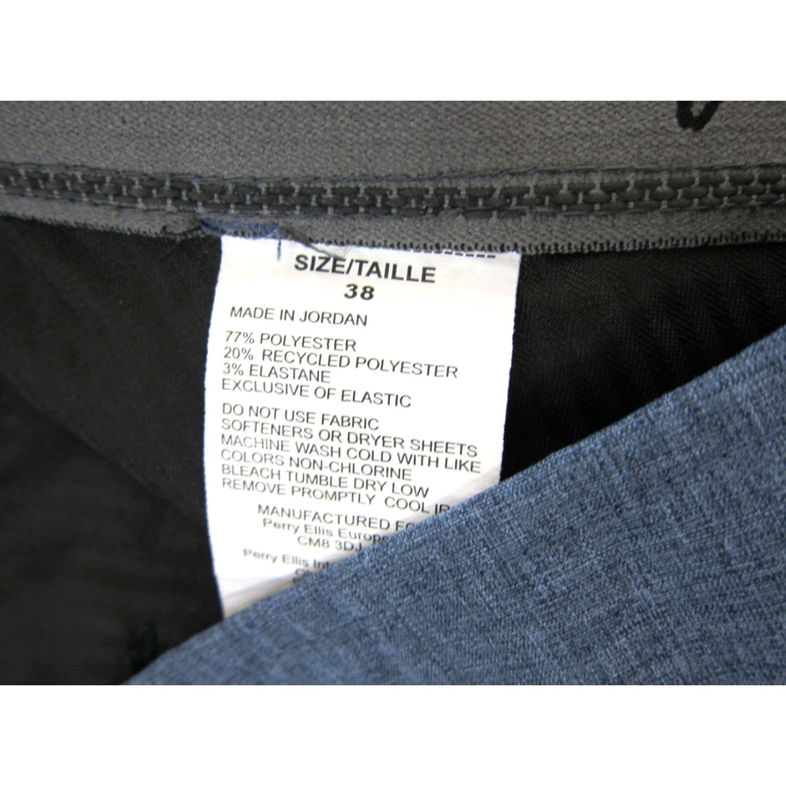 Hogan Ben Hogan Chino Shorts Men 38 Blue Movement Active Stretch 4 pockets Solid Summer Spring Casual Travel Mens Size US 38 / EU 54 - 4 Thumbnail
