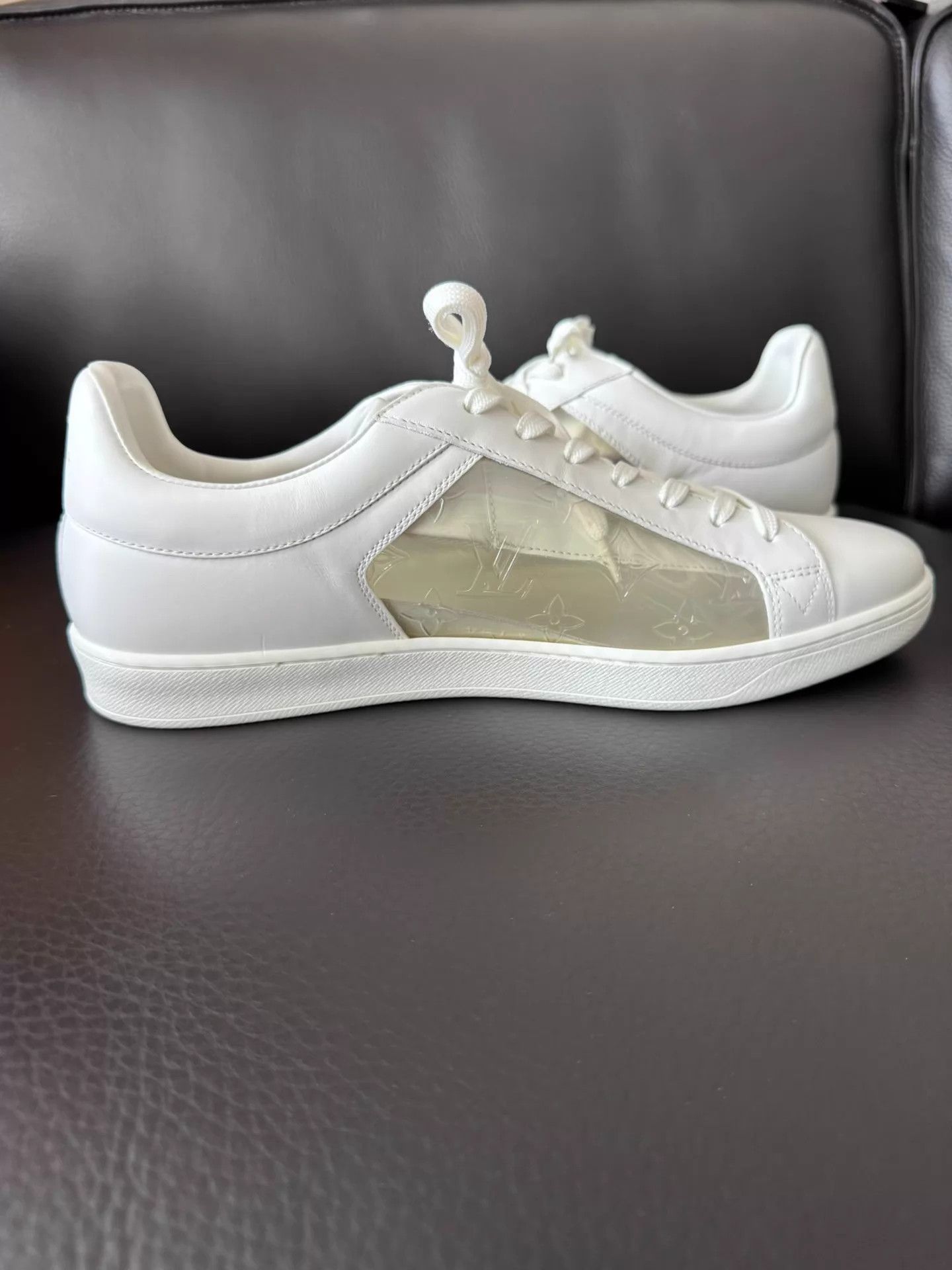 Louis Vuitton LV Monogram White Panel Sneaker Uk8 Size US 9 / EU 42 - 3 Thumbnail