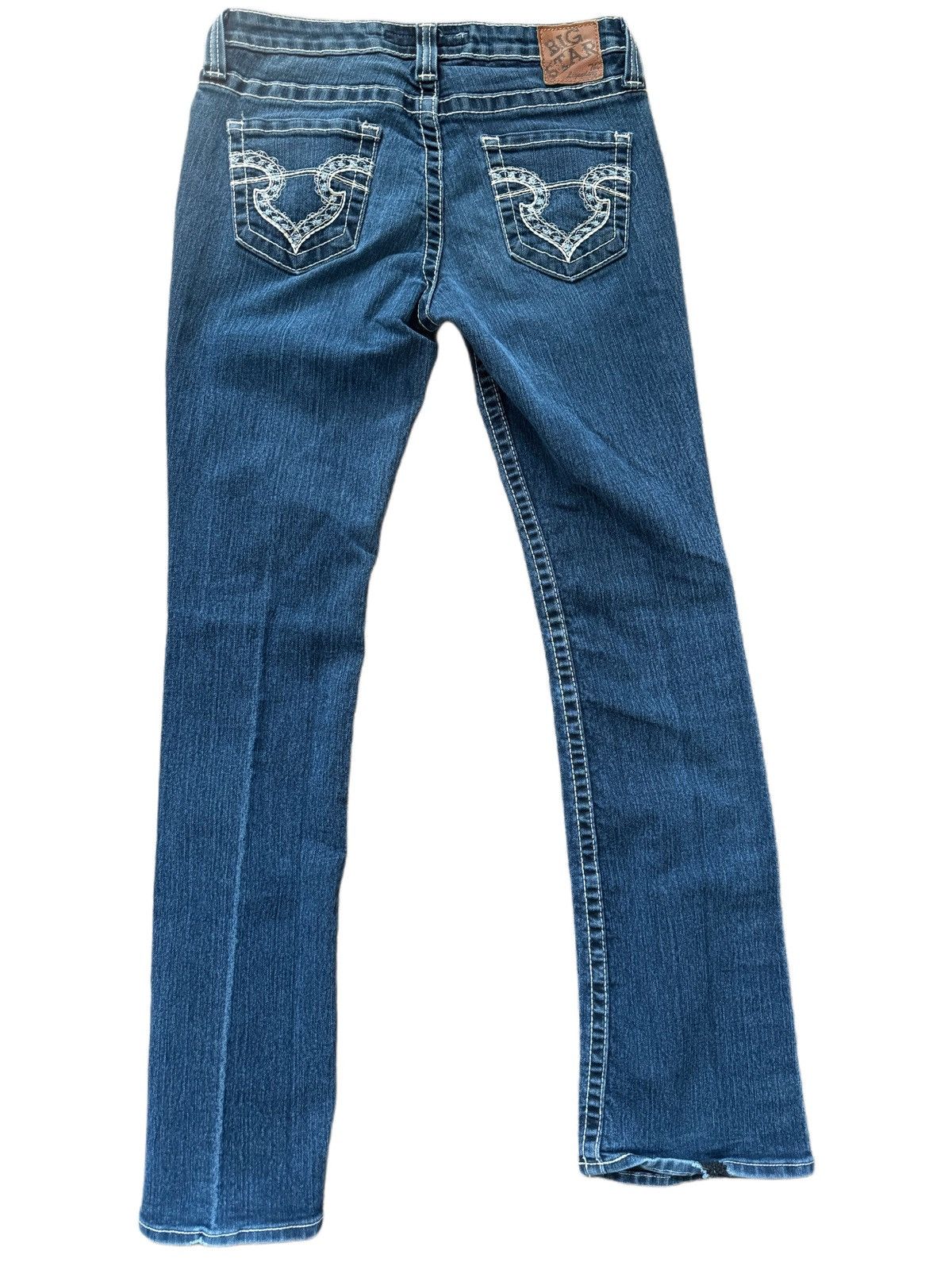 Big Star Big Star Legendary blue Jeans 27L mid rise flared y2k 2000 Size 32" / US 10 / IT 46 - 2 Thumbnail