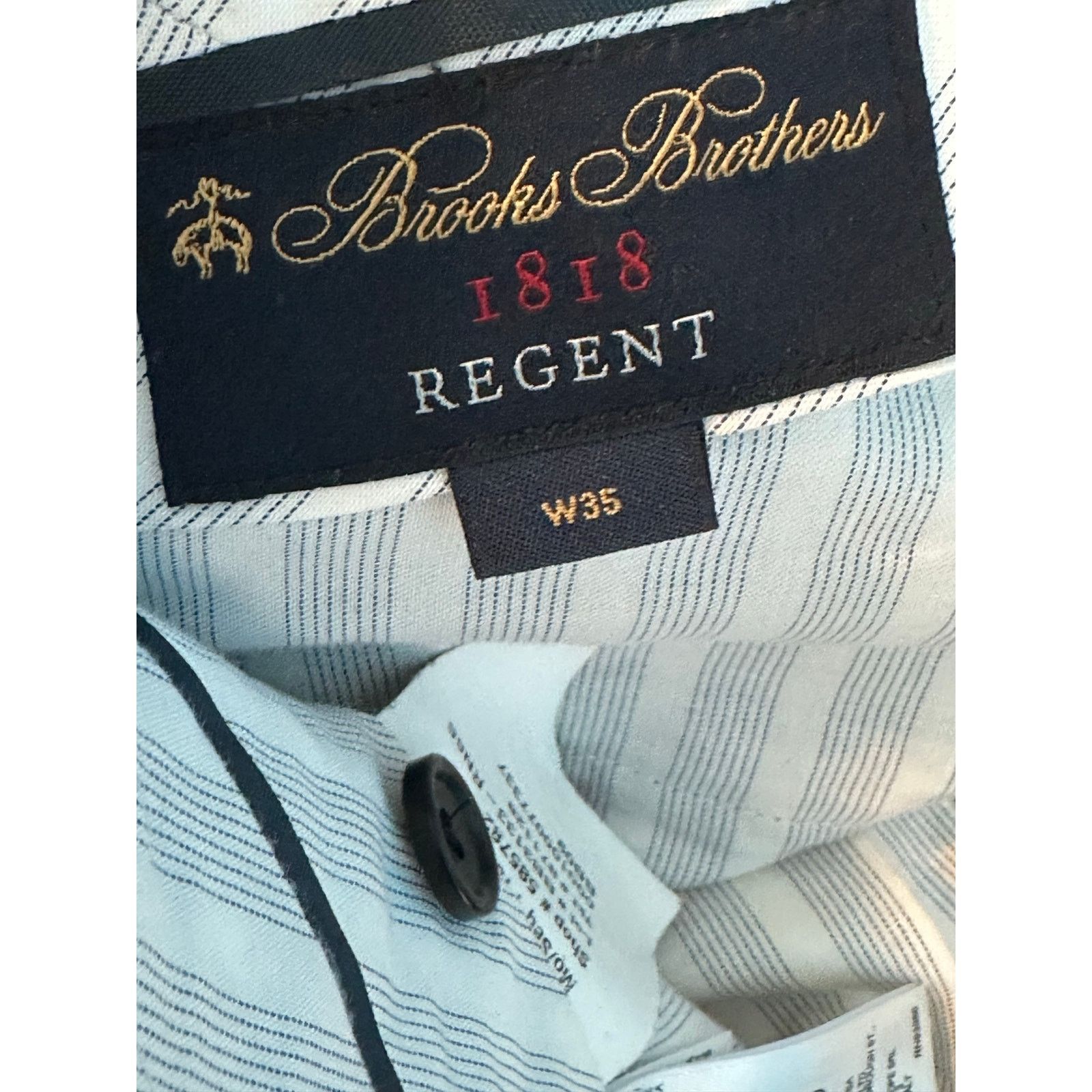 Brooks Brothers Brooks Brothers 1818 Regent gray wool dress pants size 35 Size 34R - 3 Thumbnail