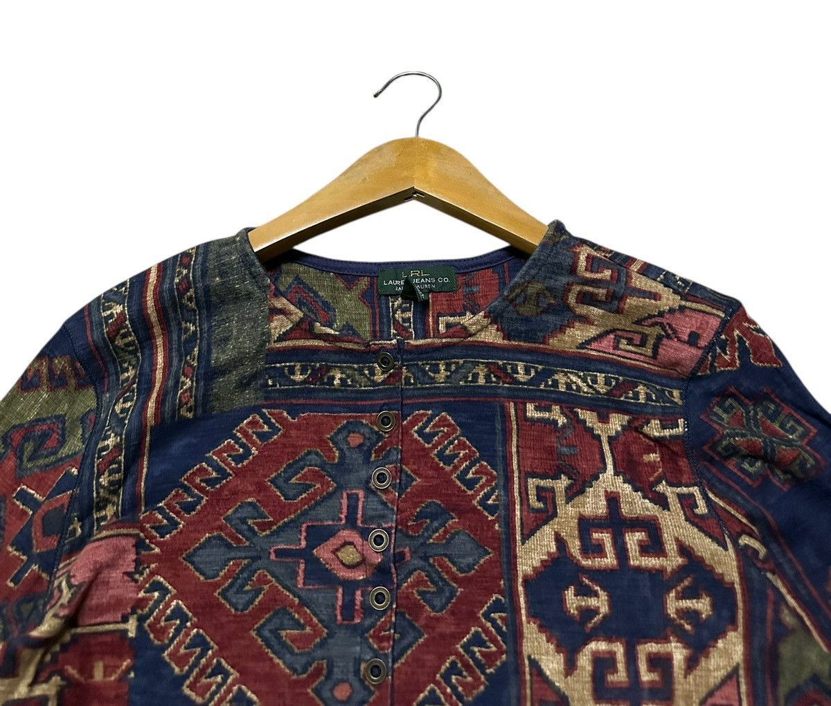 Ralph Lauren vintage Ralph Lauren Aztec/Native-inspired pattern henley Size M / US 6-8 / IT 42-44 - 3 Thumbnail