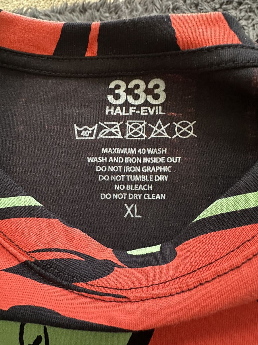 Half Evil Half Evil Alway Watching Tee Size US XL / EU 56 / 4 - 9 Thumbnail