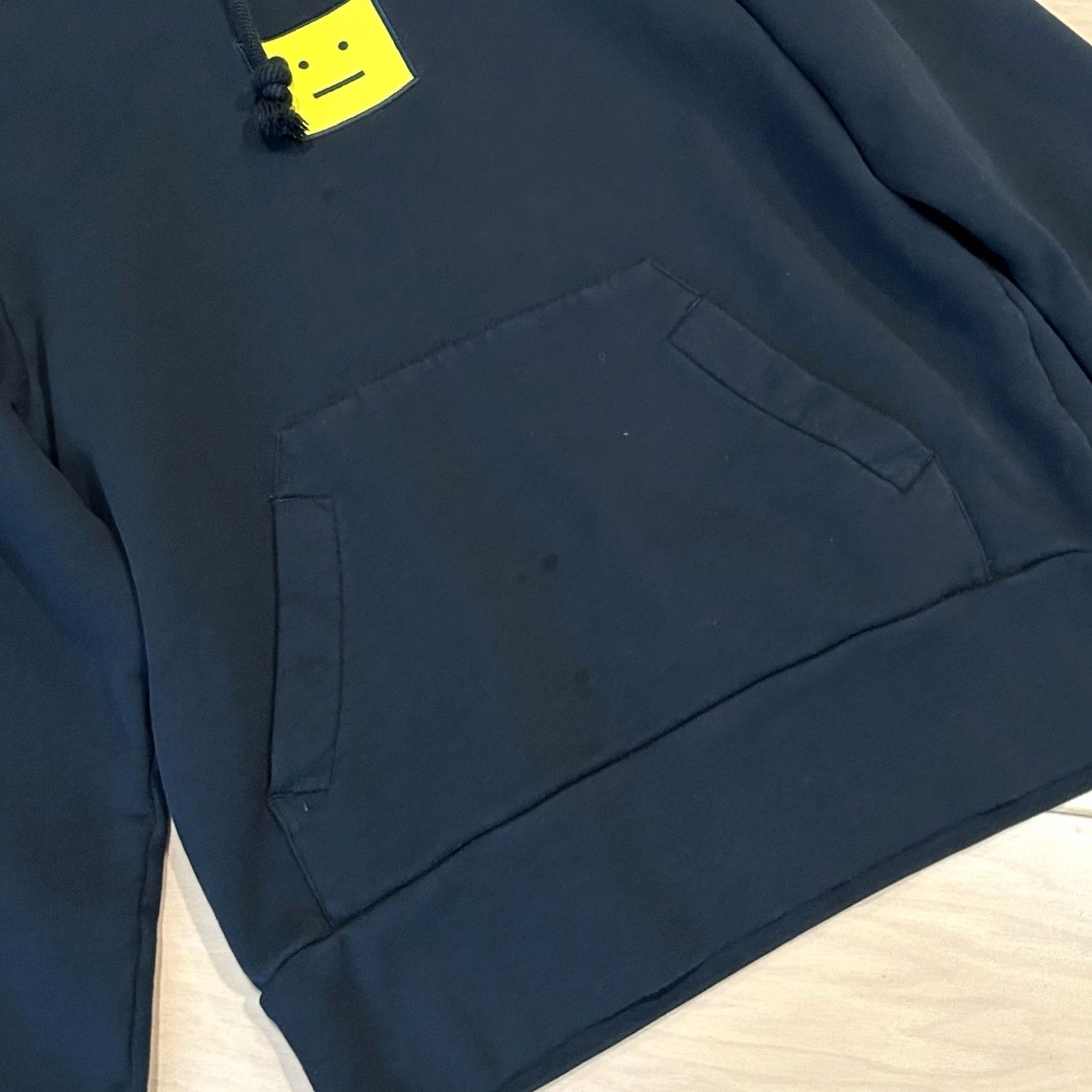 Acne Studios ACNE Studios Fennis Evil Face Black Hoodie Men XS Pullover Hooded Pocket Logo Embroidered Fleece Size US XS / EU 42 / 0 - 2 Thumbnail