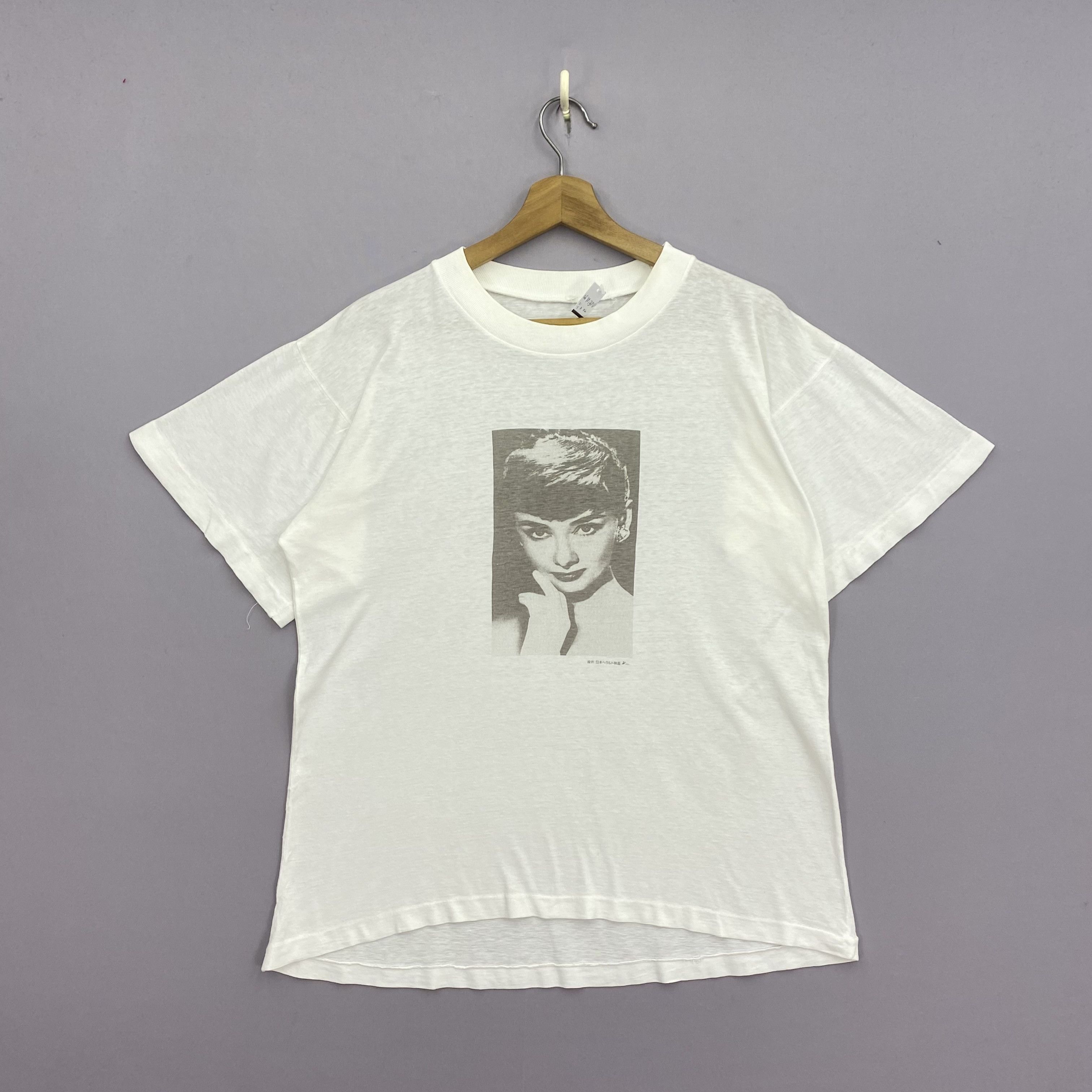 Japanese Brand Vintage 70s Audrey Hepburn Tshirts Art by Japan 56789 Size US M / EU 48-50 / 2 - 1 Thumbnail