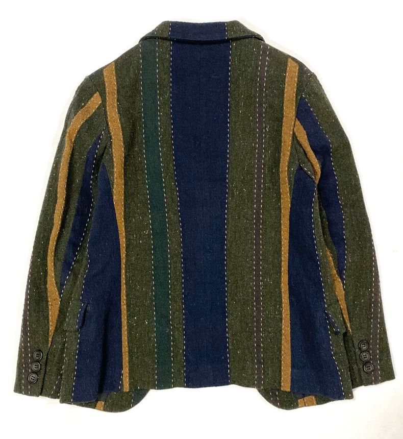 Yohji Yamamoto Yohji YamamotoPatchwork barbed wool coat Patchwork barbed w Size US S / EU 44-46 / 1 - 2 Thumbnail