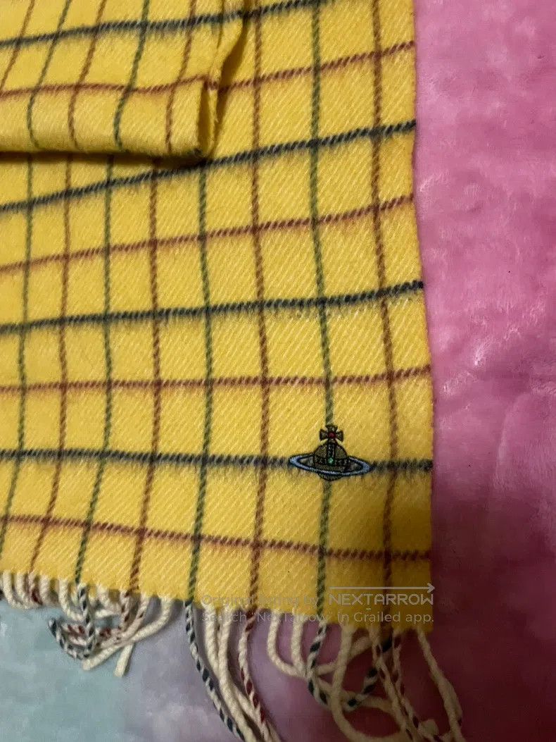 Vivienne Westwood Vivienne Westwood Two-color wool scarf, multicolor Saturn Size ONE SIZE - 3 Thumbnail