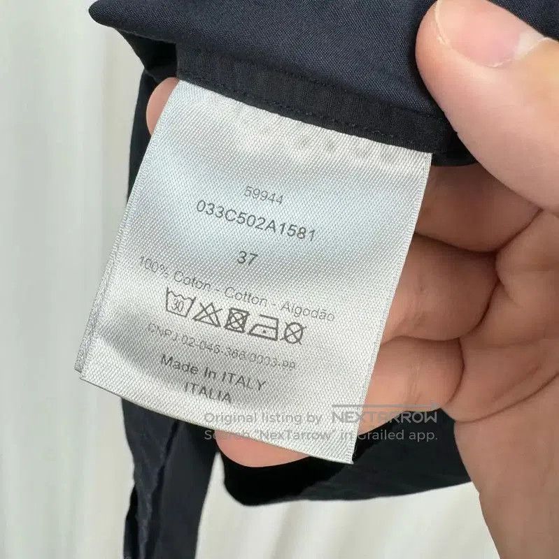 Dior Dior Black Short Sleeve Shirt with Logo . Size US S / EU 44-46 / 1 - 6 Thumbnail