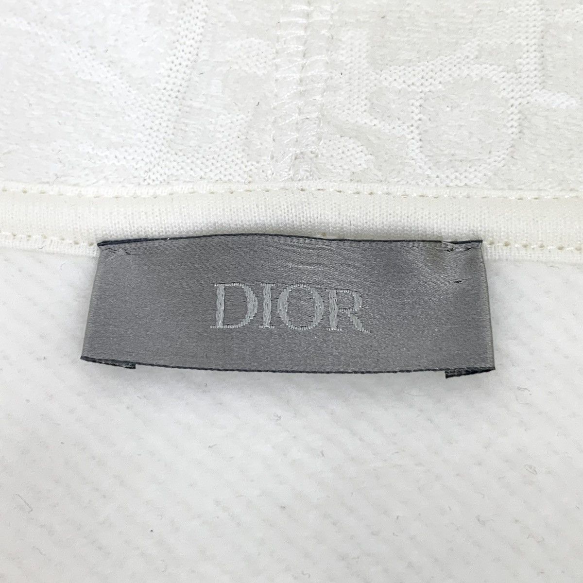 Dior Dior Logo Jacquard All Over Print Hooded Sweatshirt K26WX Size US S / EU 44-46 / 1 - 5 Thumbnail