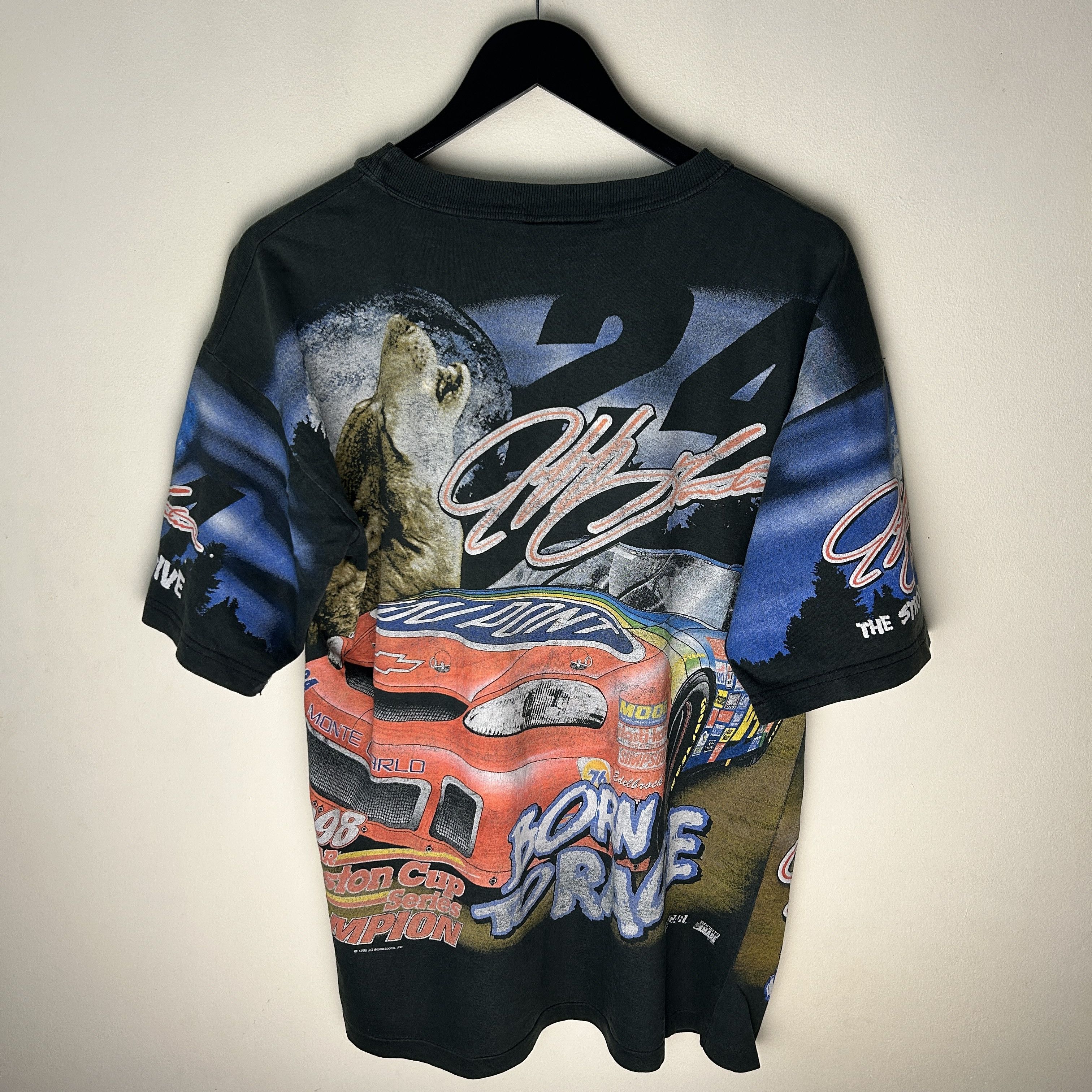 Chase Authentics Vintage Jeff Gordon Leader Of The Pack 1998 Nascar T-shirt Size US M / EU 48-50 / 2 - 2 Thumbnail