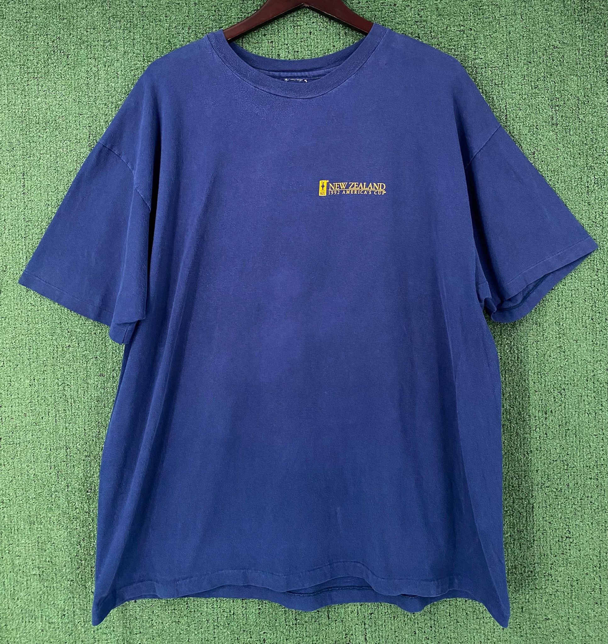 Vintage 1992 New Zealand Challenge Sailing America’s Cup T-Shirt 2XL Size US XXL / EU 58 / 5 - 2 Thumbnail