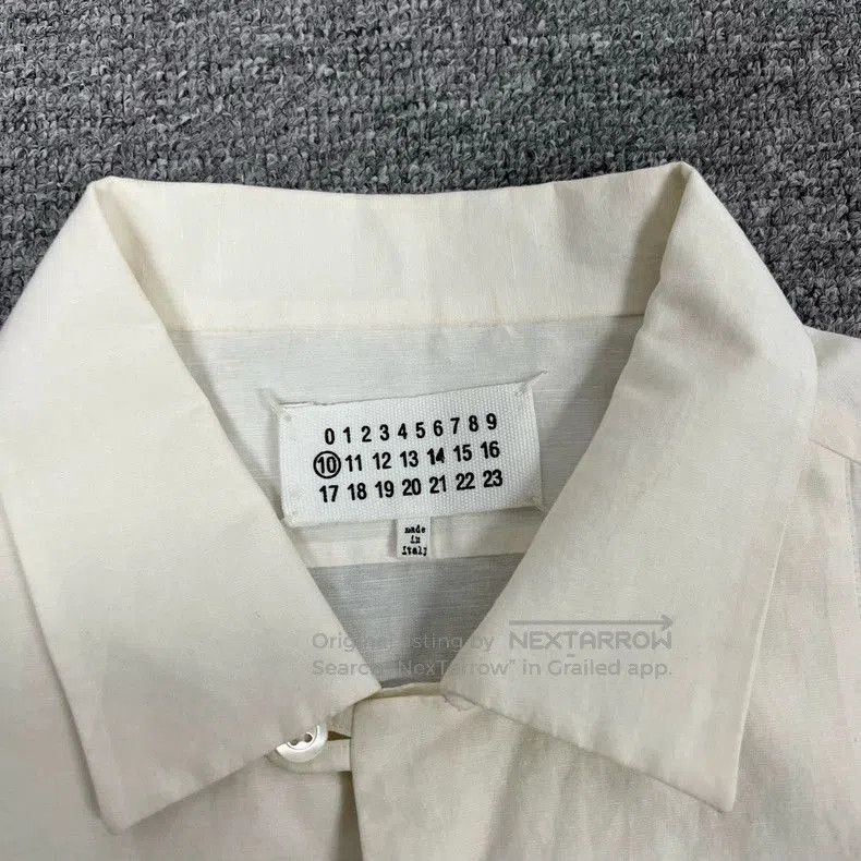 Maison Margiela maison margiela short sleeve shirt in beige . Size US M / EU 48-50 / 2 - 5 Thumbnail