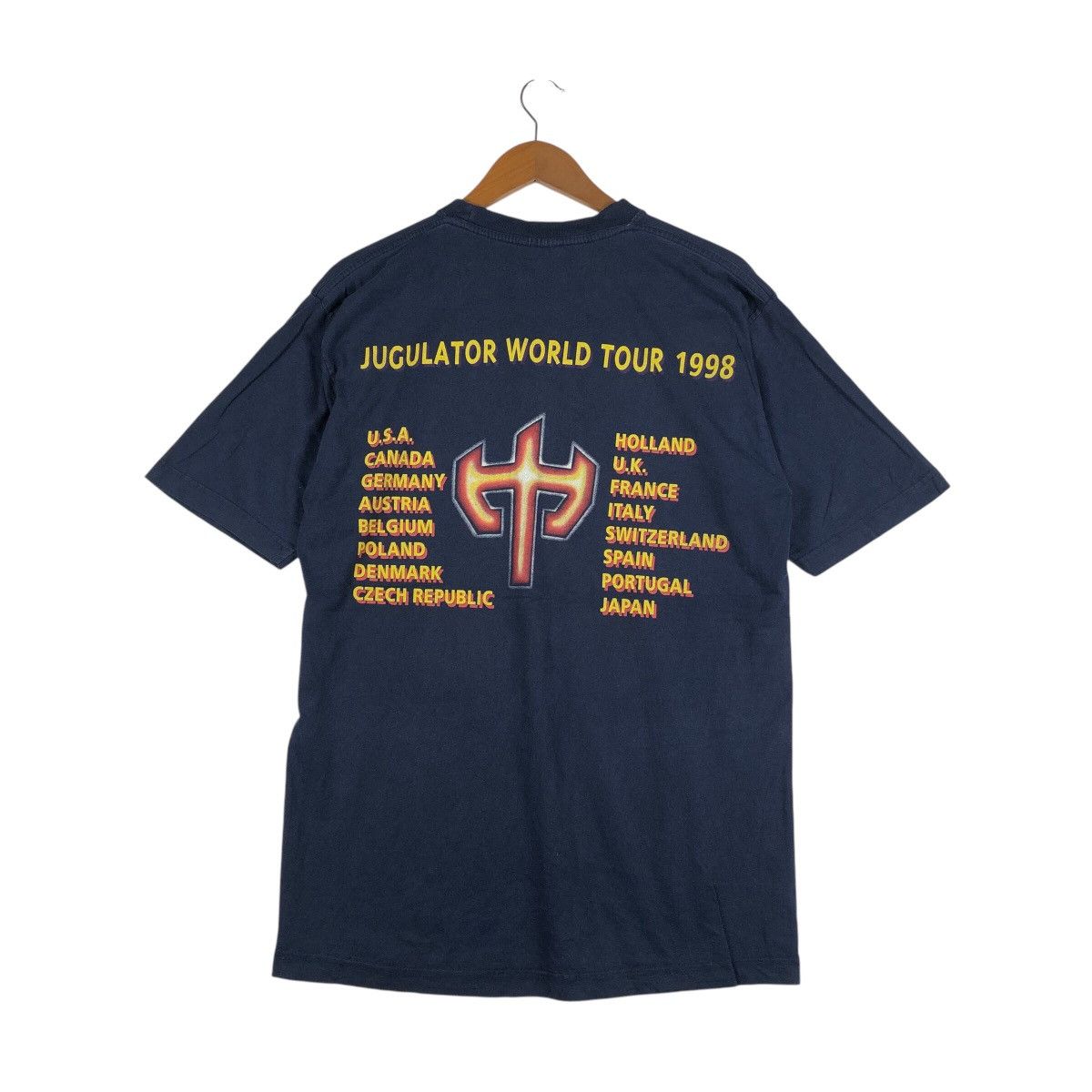 Judas Priest JUDAS PRIEST Jugulator World Tour 1998 T-Shirt Size US L / EU 52-54 / 3 - 4 Thumbnail
