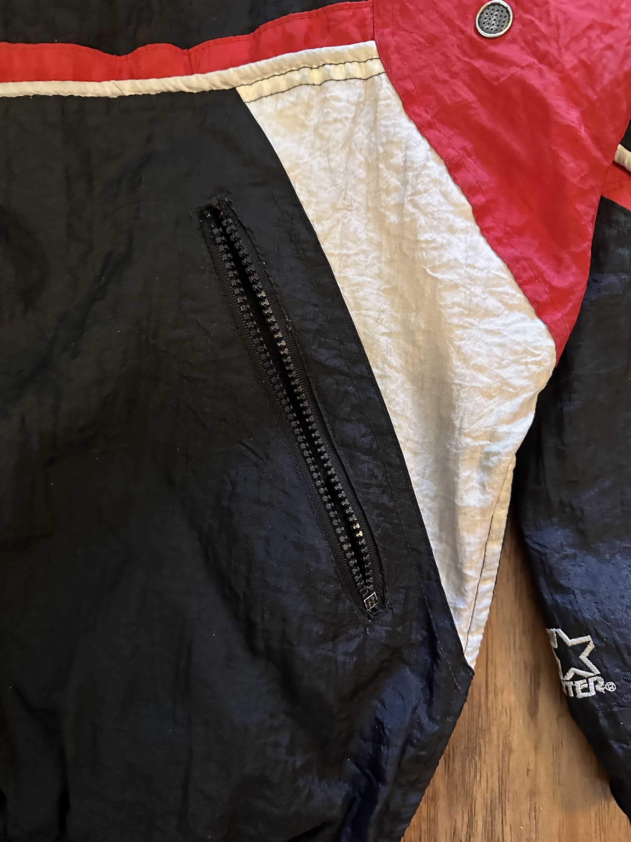NBA × Starter Vintage NBA Chicago Bulls Starter Anorak Jacket Size US L / EU 52-54 / 3 - 8 Thumbnail